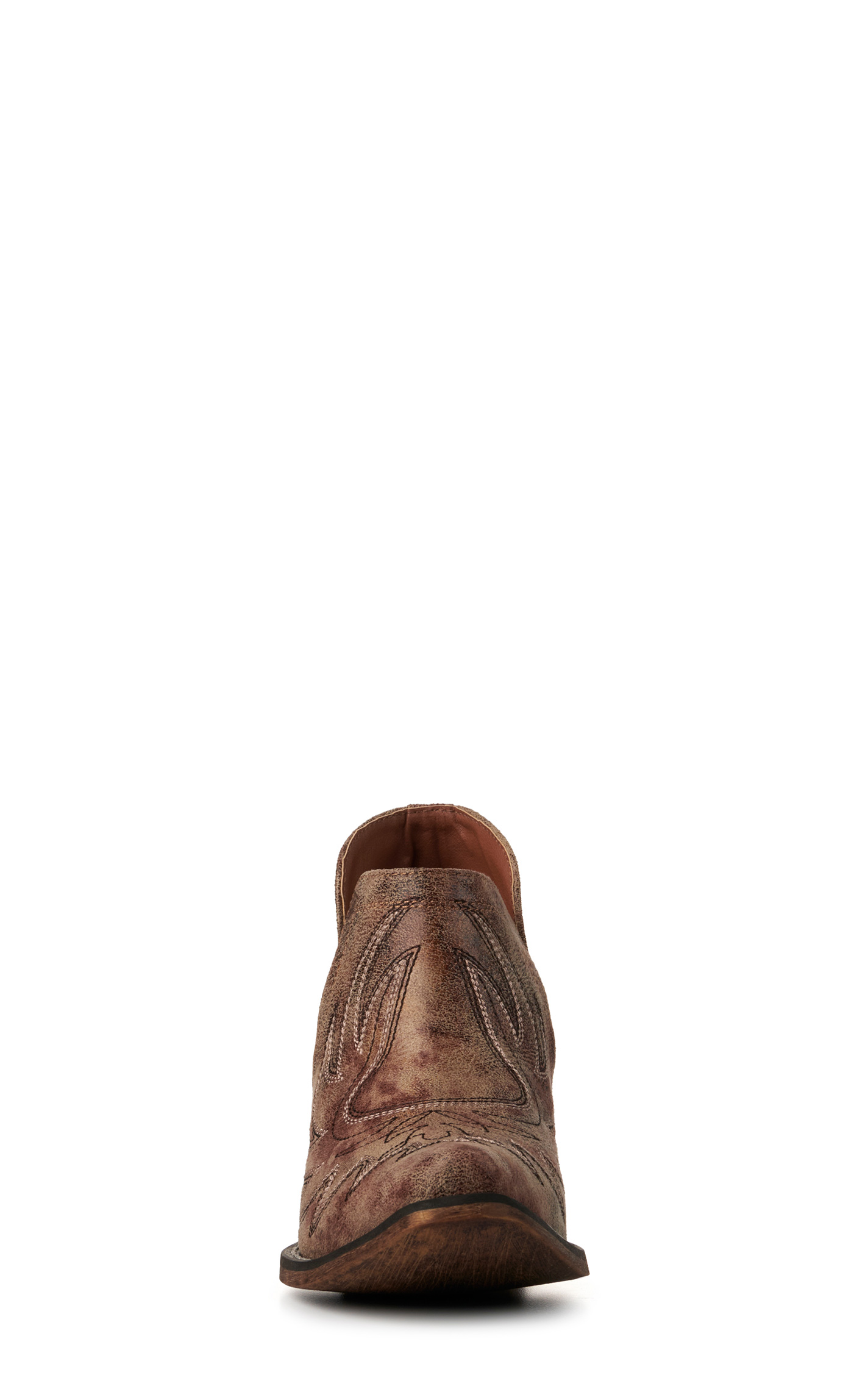 Roper Women's Vintage Tan Snip Toe Cowboy Booties - Image 1