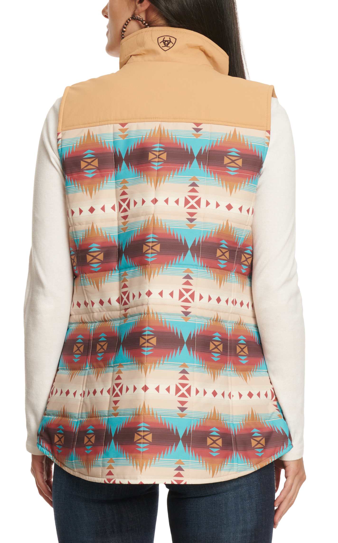 Ariat Women's Crius Colorful Serrano Aztec Print Insulated Vest - Image 1