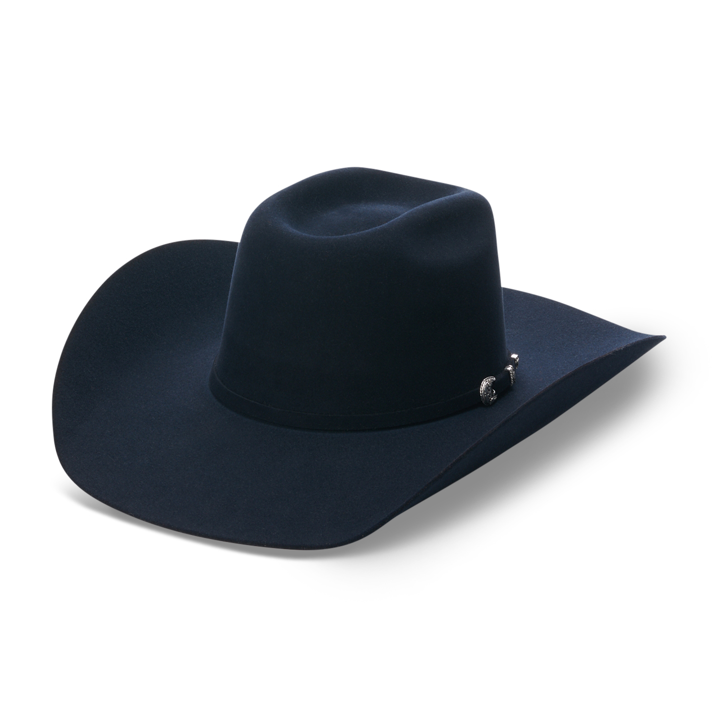 Resistol 6X Cody Johnson Collection The SP Navy Brick Crown Felt Cowboy Hat - Image 1