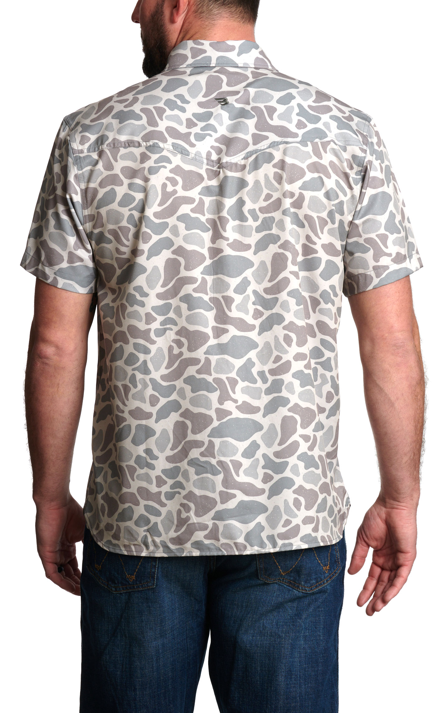 Burlebo Men's Deer Camo Performance Outdoor Shirt - Image 1