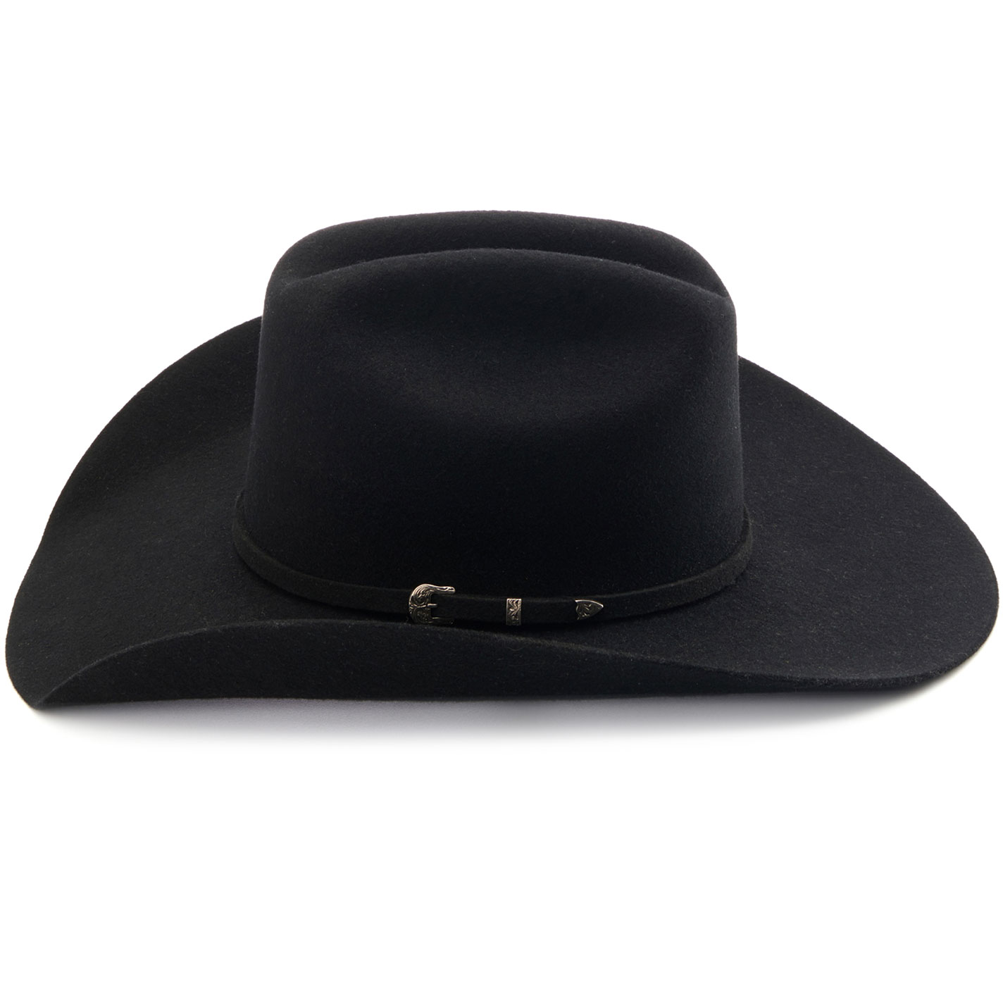Twister Youth Dallas Black Wool Cowboy Hat - Image 1