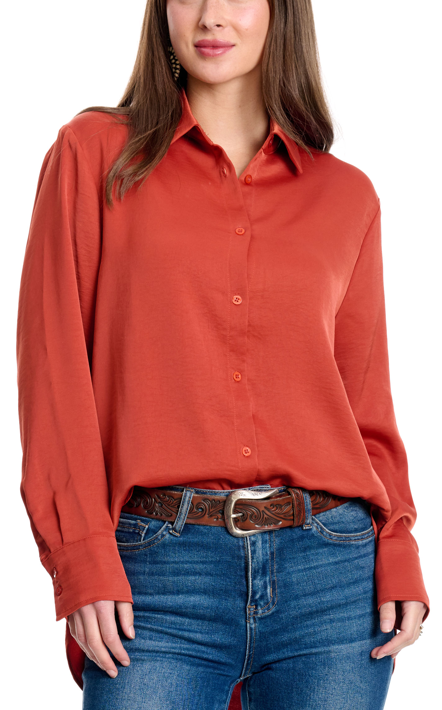 Double Zero Women's Redwood Solid Top - Image 1
