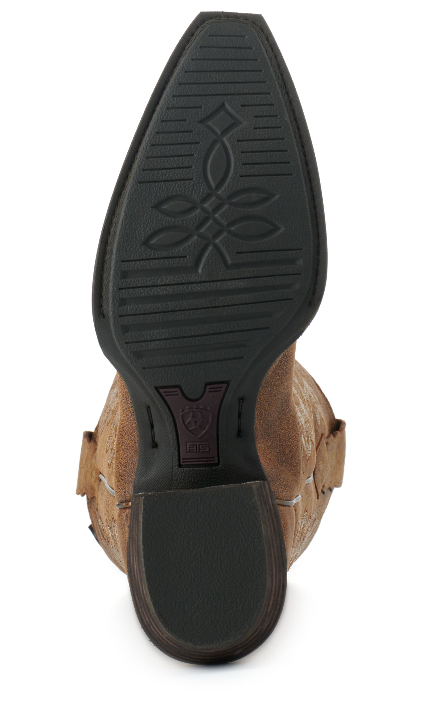 Ariat Women's Tallahassee Brown Bomber StretchFit Snip Toe Cowboy Boots - Image 1