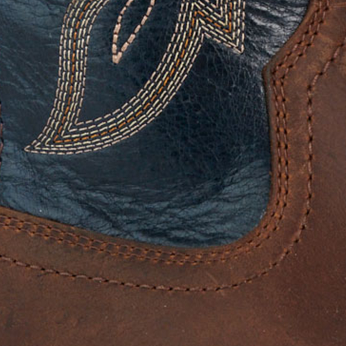 Ariat Men's Tavern Taupe Dark Denim Waterproof Wide Square Toe Cowboy Boots - Image 1