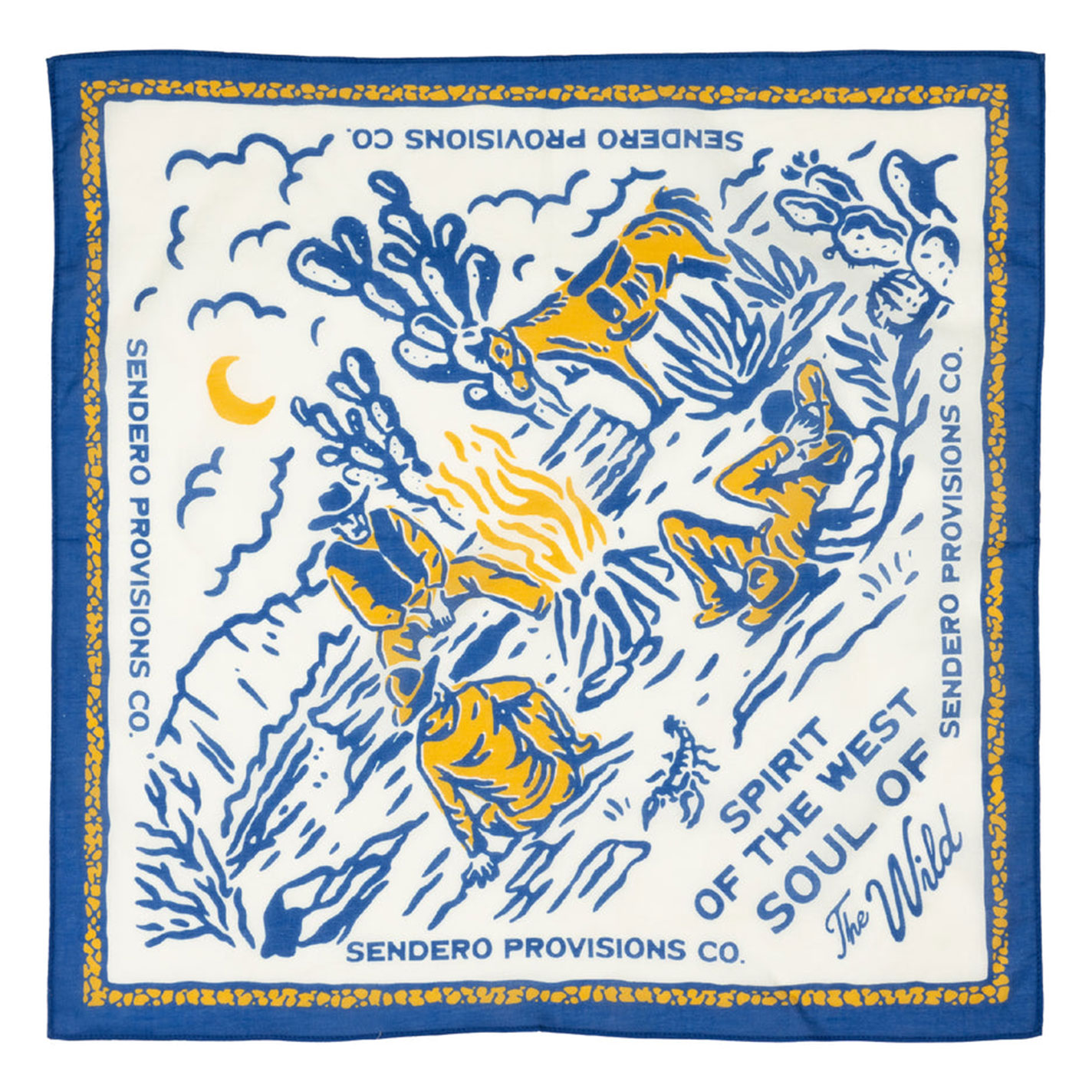 Sendero Provisions Co. Cowboy Campfire Bandana - Image 1