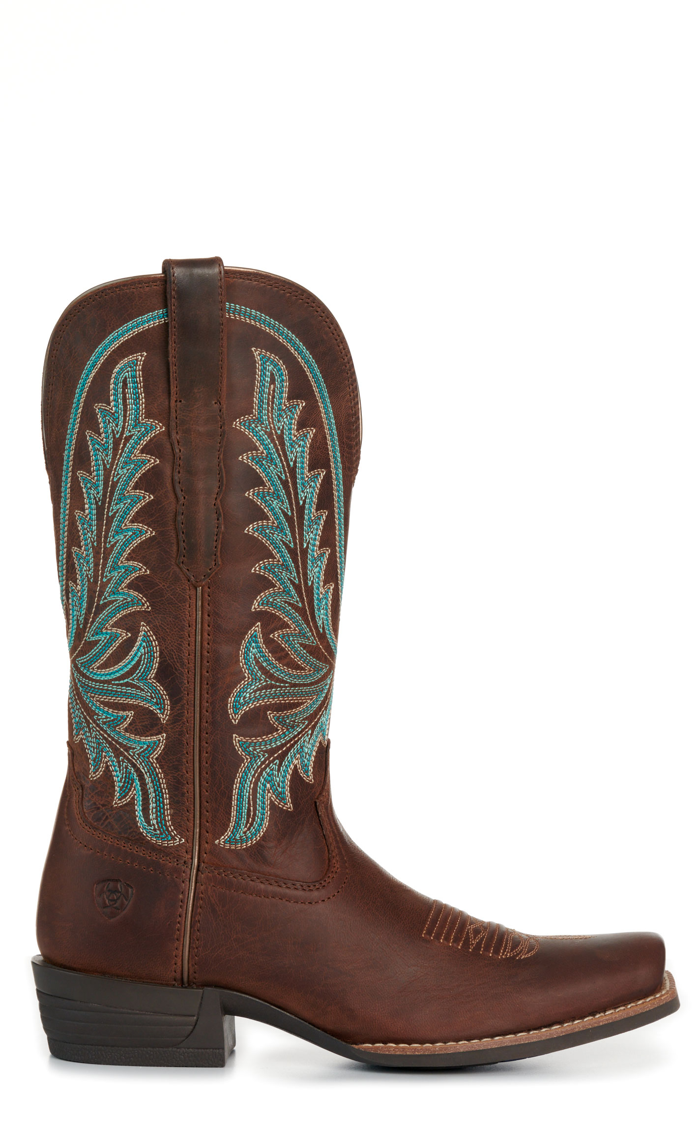 Ariat Women's Sassy Brown Shock Shield Narrow Cutter Toe Cowboy Boots - Image 1