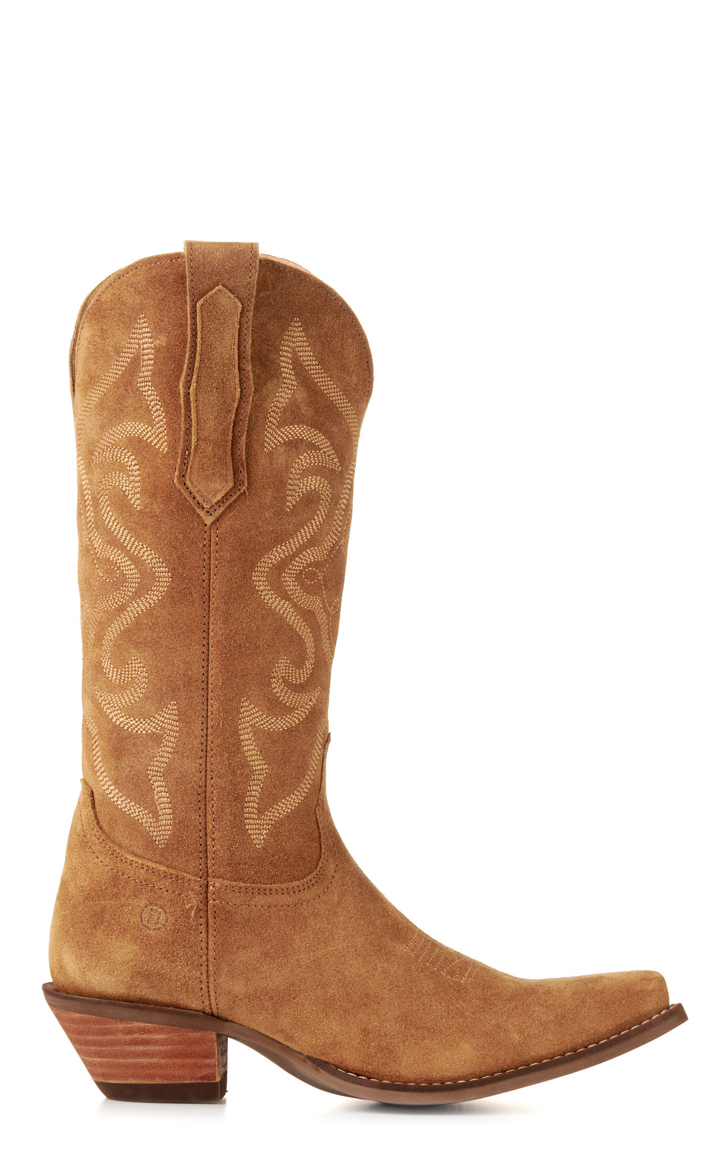 Dingo Women's Out West Camel Roughout Snip Toe Cowboy Boots - Image 1