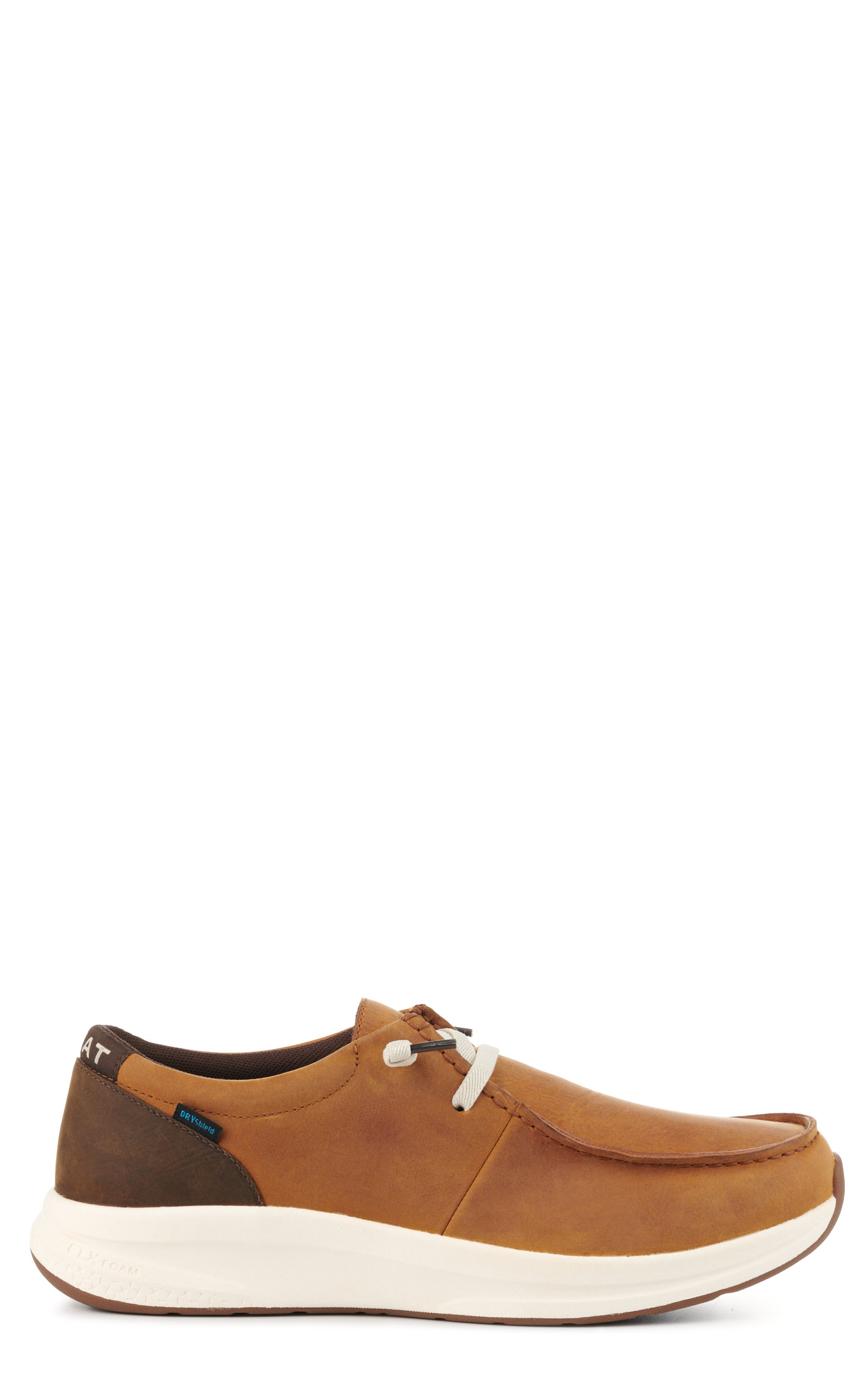Ariat Men's Buckeye Sunset Wheat and Dark Coffee Waterproof Leather Moc Toe Casual Shoes - Image 1