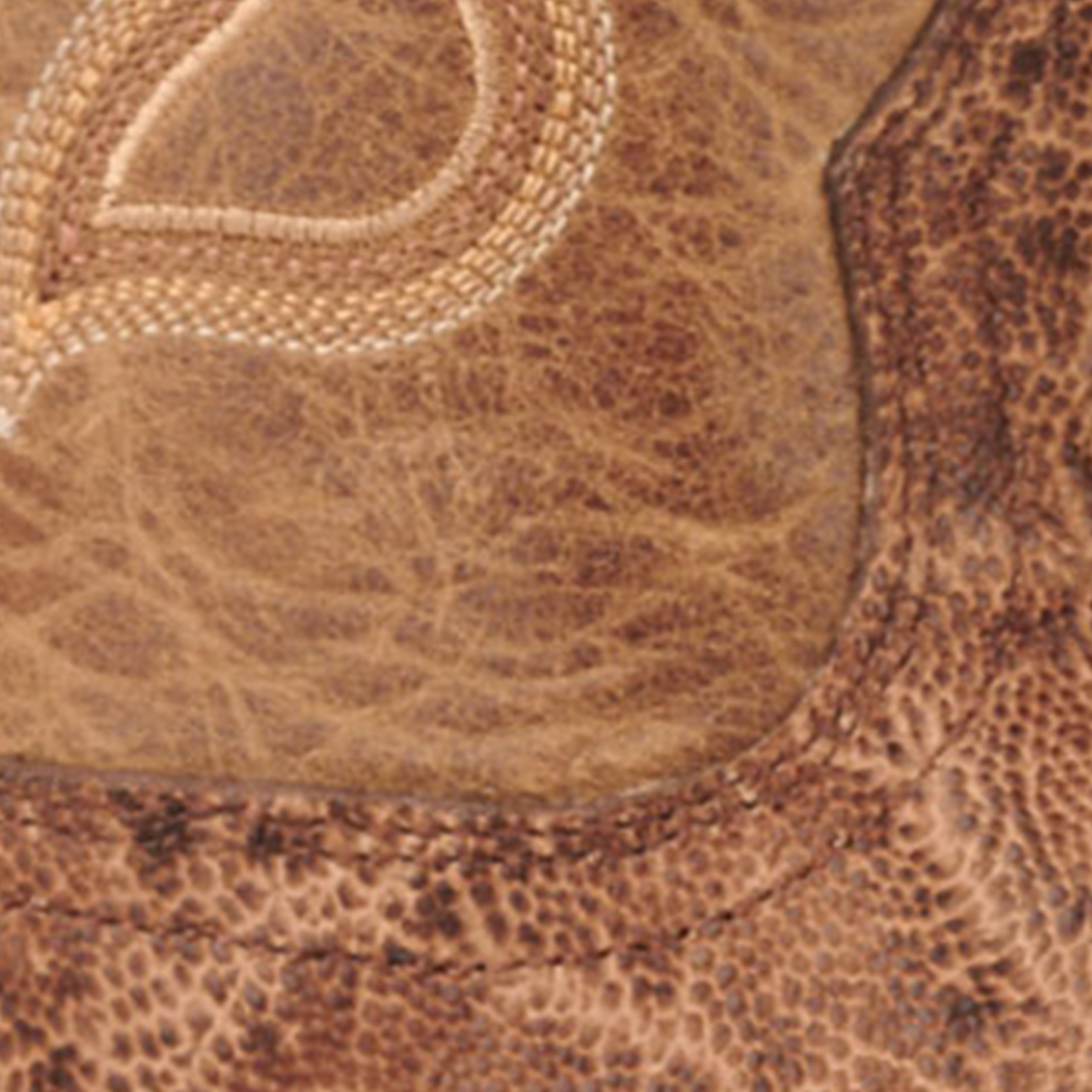 Cavender's Men's Endurance Honey and Tobacco Elephant Wide Square Toe Exotic Cowboy Boots - Image 1
