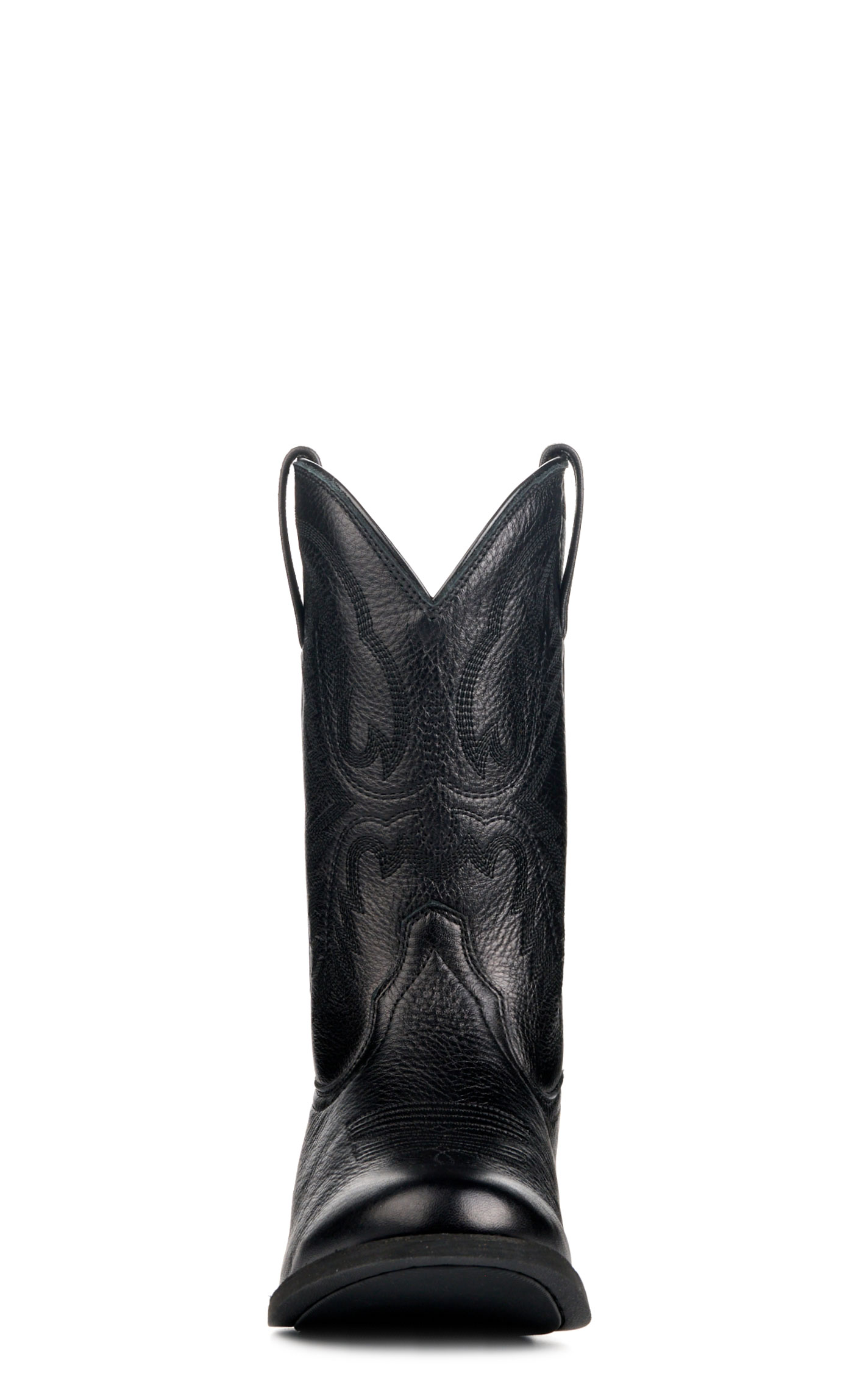 Ariat Men's Sport Stratten Black Deertan Round Toe Cowboy Boots - Image 1