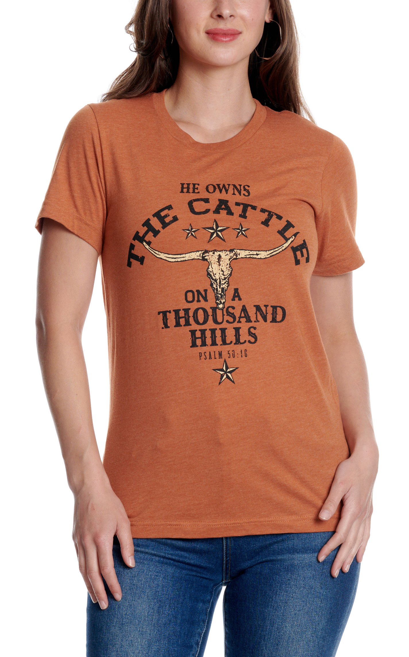 Girlie Girl Women's Heather Autumn Thousand Hills Graphic T-Shirt - Image 2