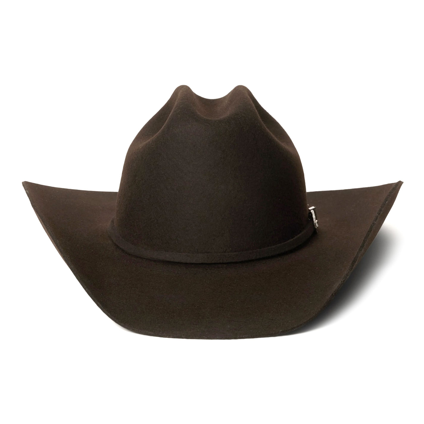 Stetson Chocolate 4X Bison Cattleman Felt Cowboy Hat - Image 3