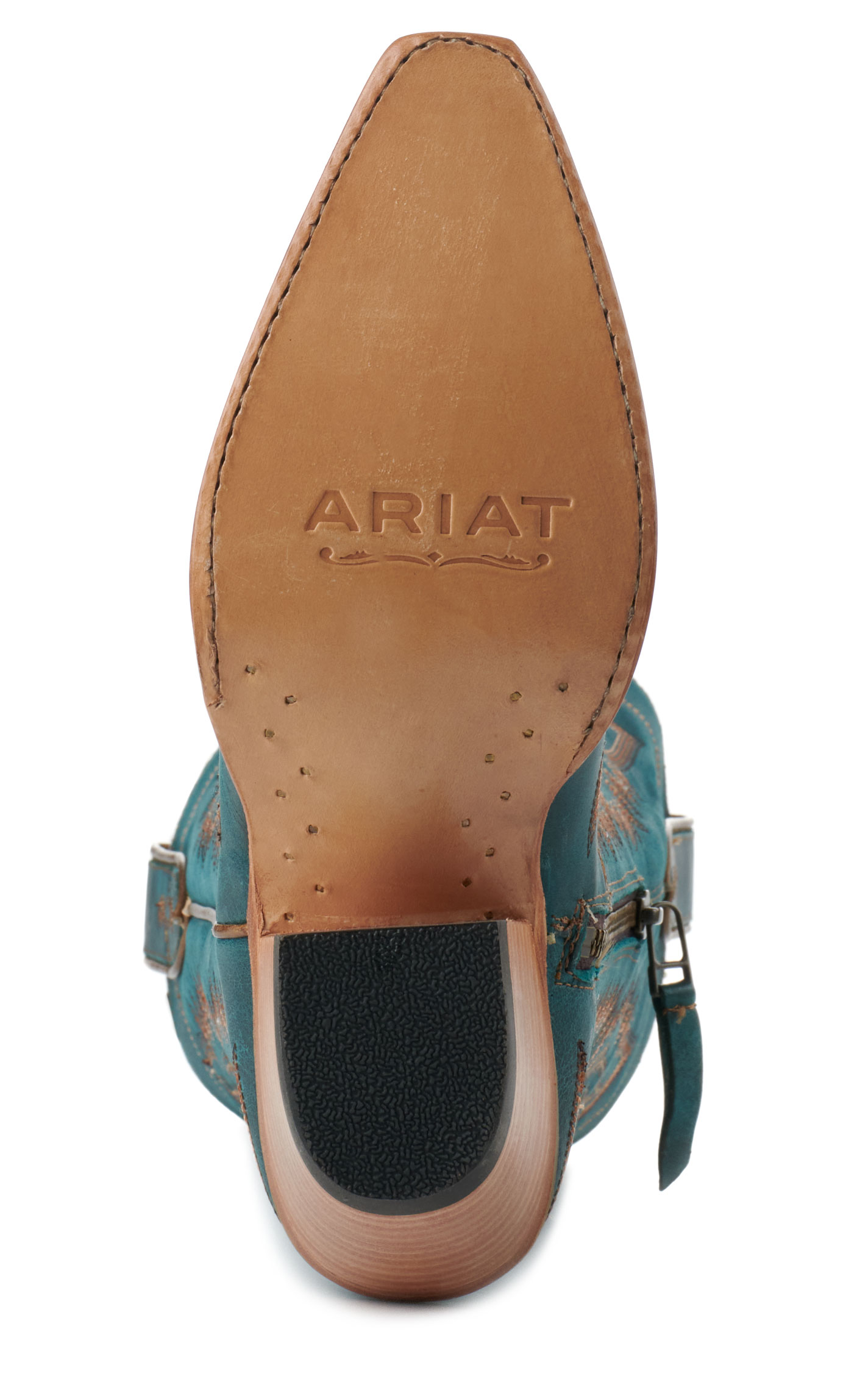 Ariat Women's Casanova Turquoise Snip Toe Tall Cowboy Boots - Image 1