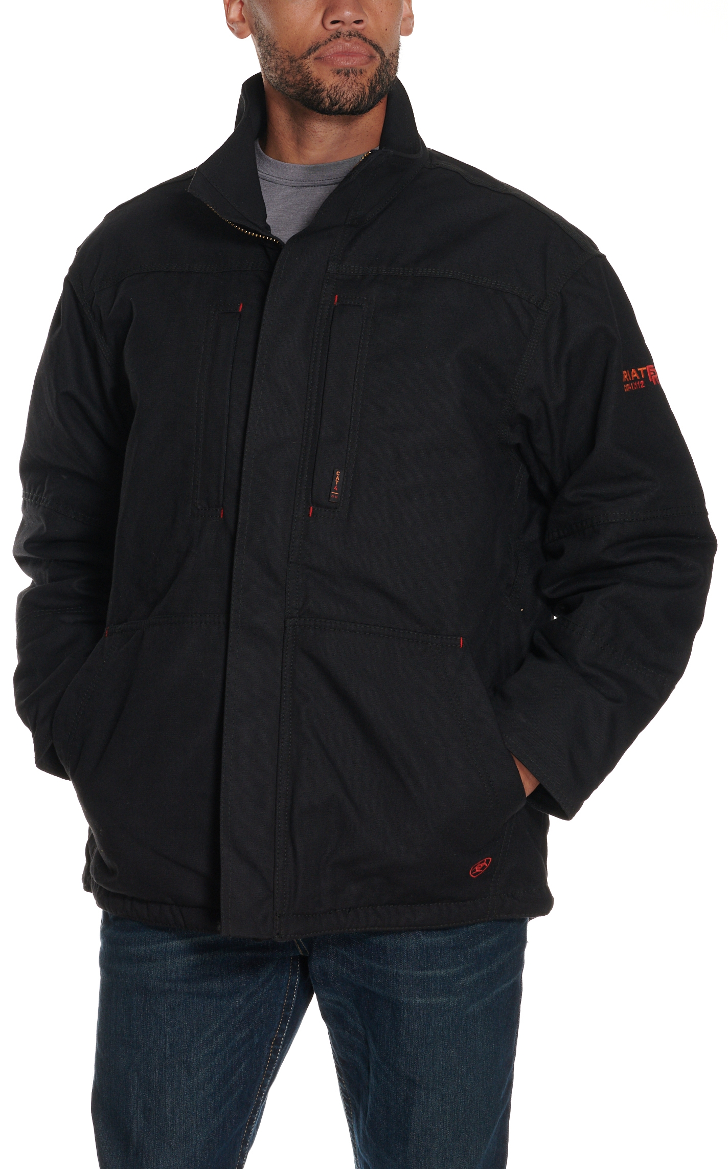 Ariat Men's FR Black Workhorse Jacket - Image 1