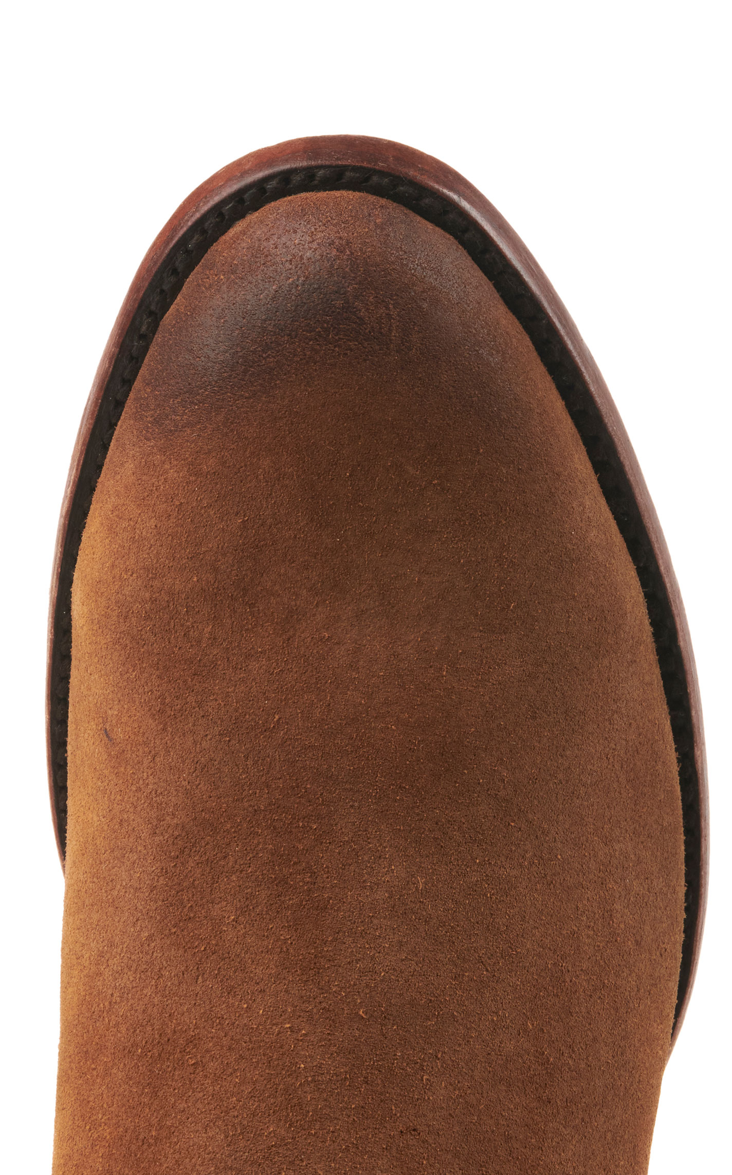 JRC & Sons Men's Winston Water Resistant Suede Leather Roper Toe Zip Cowboy Boot in Tan - Image 1