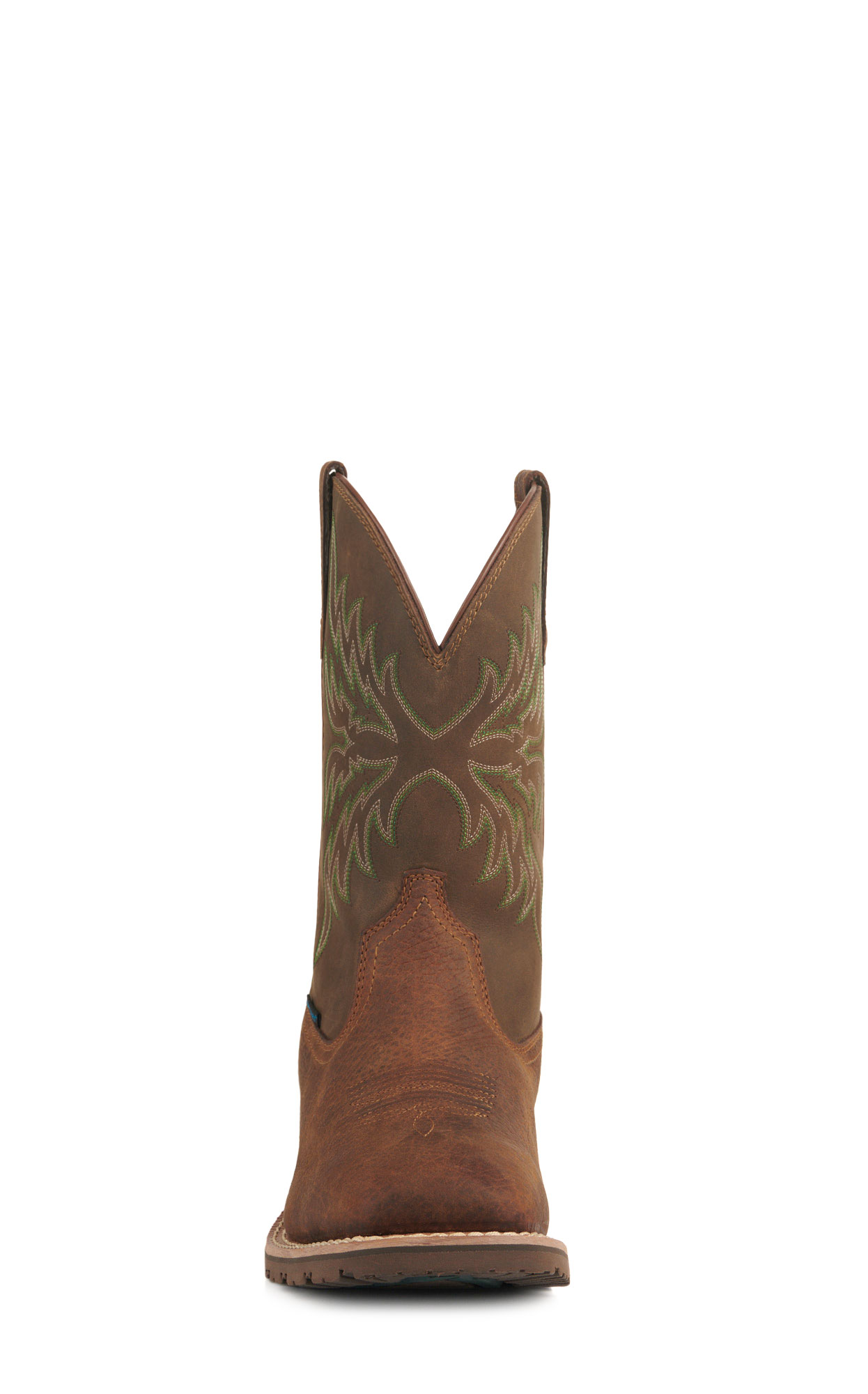 Ariat Men's Hybrid Rancher Acorn Brown BOA Waterproof Western Work Boots - Image 1