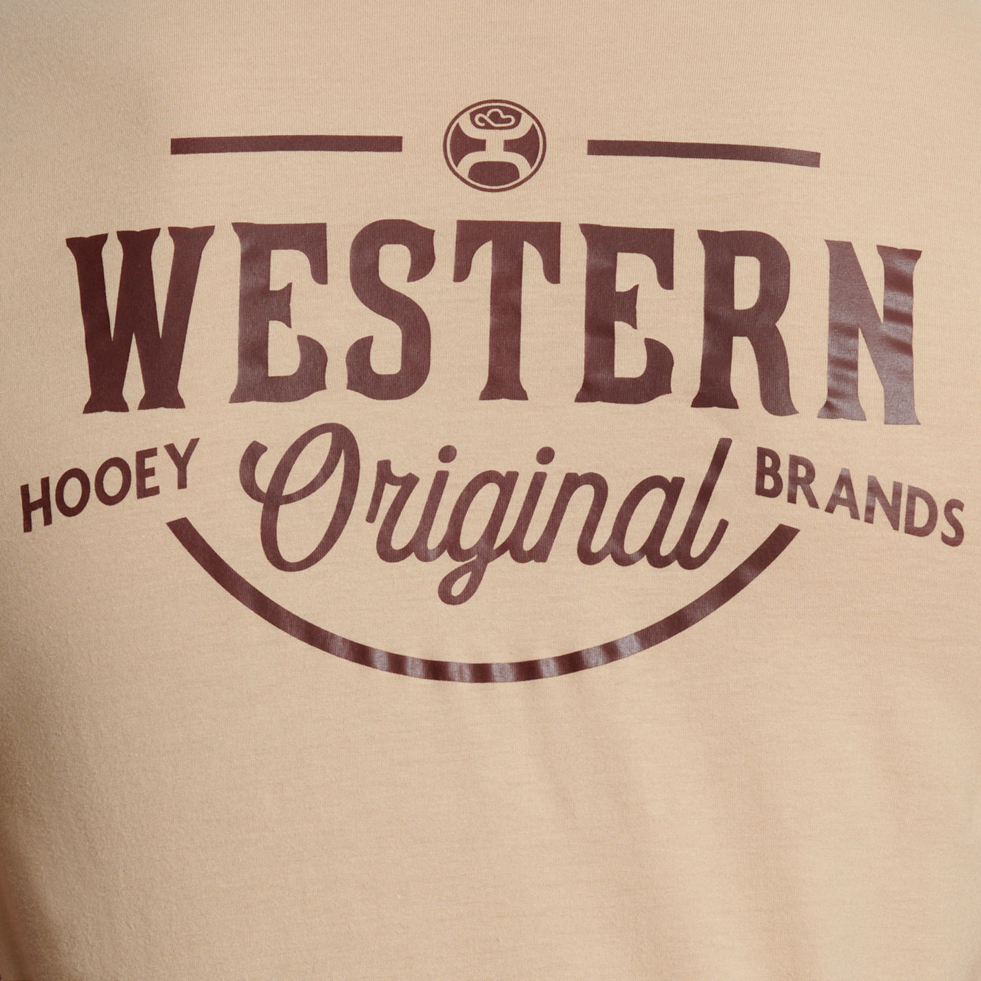 Hooey Men's Western OG Beige Graphic T-Shirt - Image 2