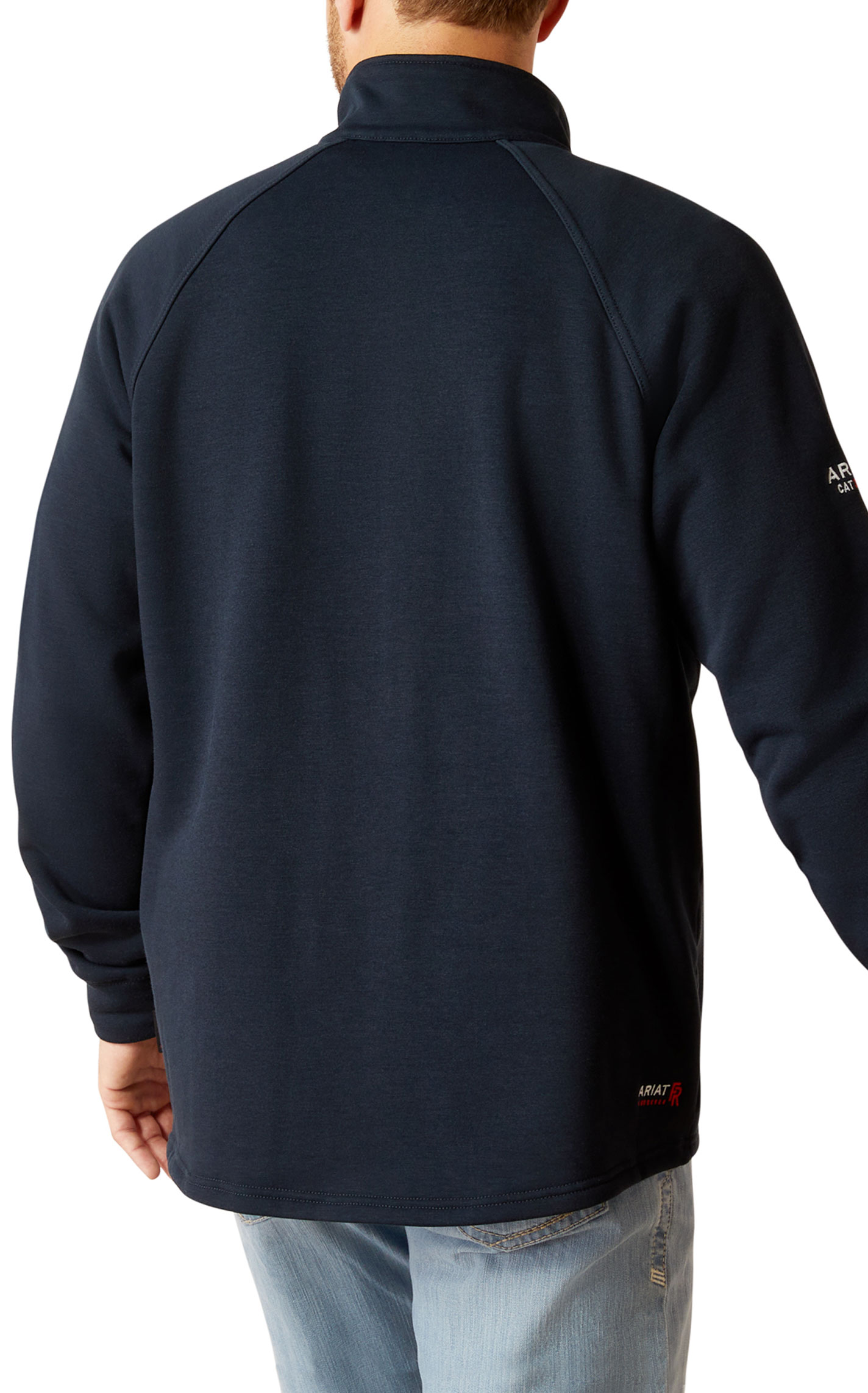 Ariat Men's FR Primo 2.0 Navy CAT 3 1/4 Zip Pullover  - Image 1