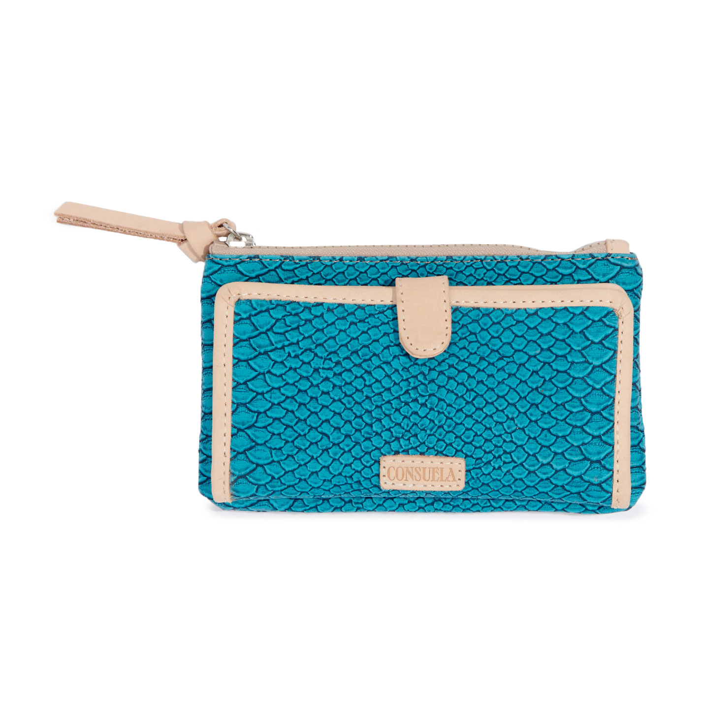 Consuela Turquoise Indy Slim Wallet - Image 1