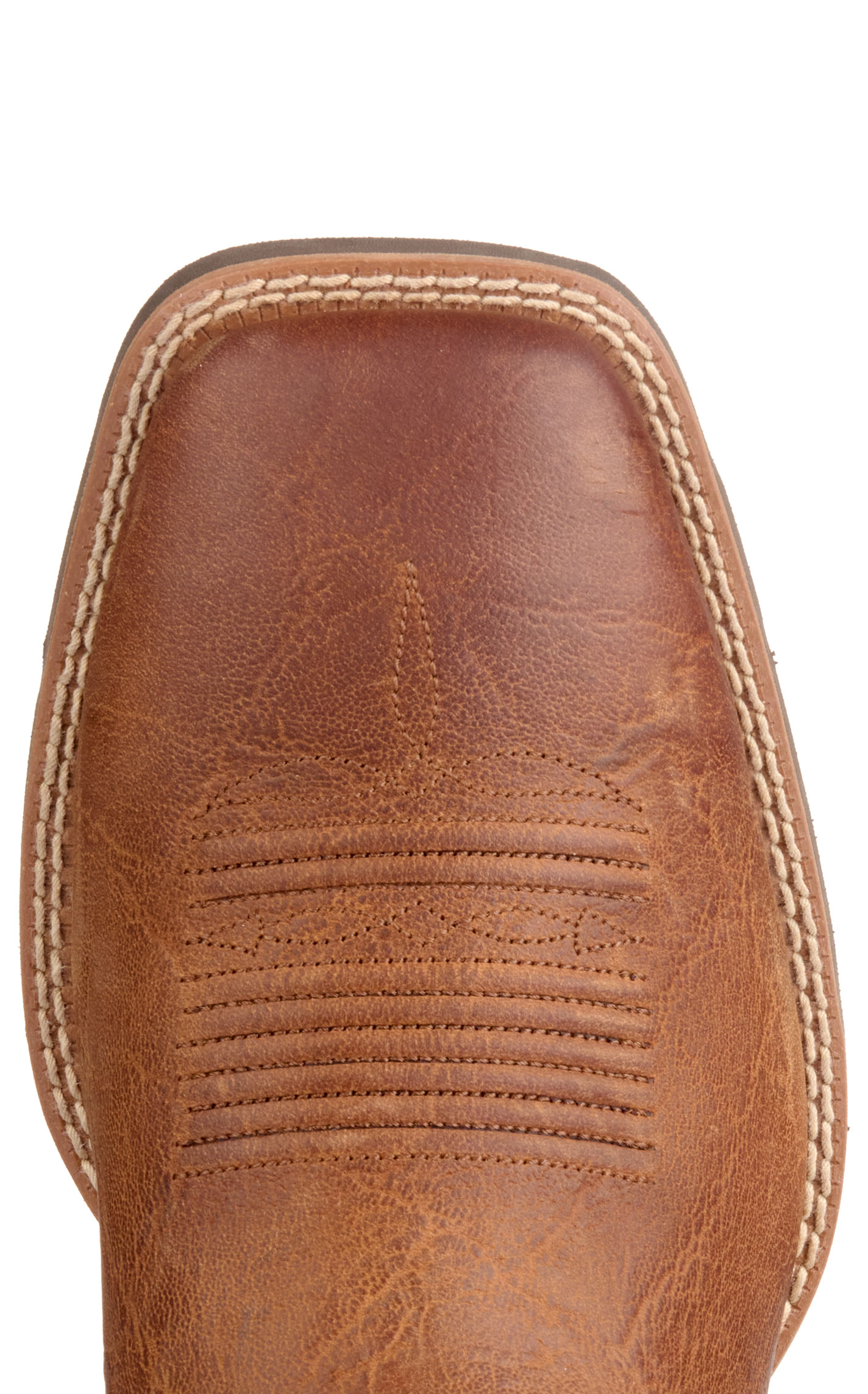 Ariat Men’s Aged and Luna Tan Sport Rodeo Elephant Print Leather Wide Square Toe Cowboy Boots - Image 1