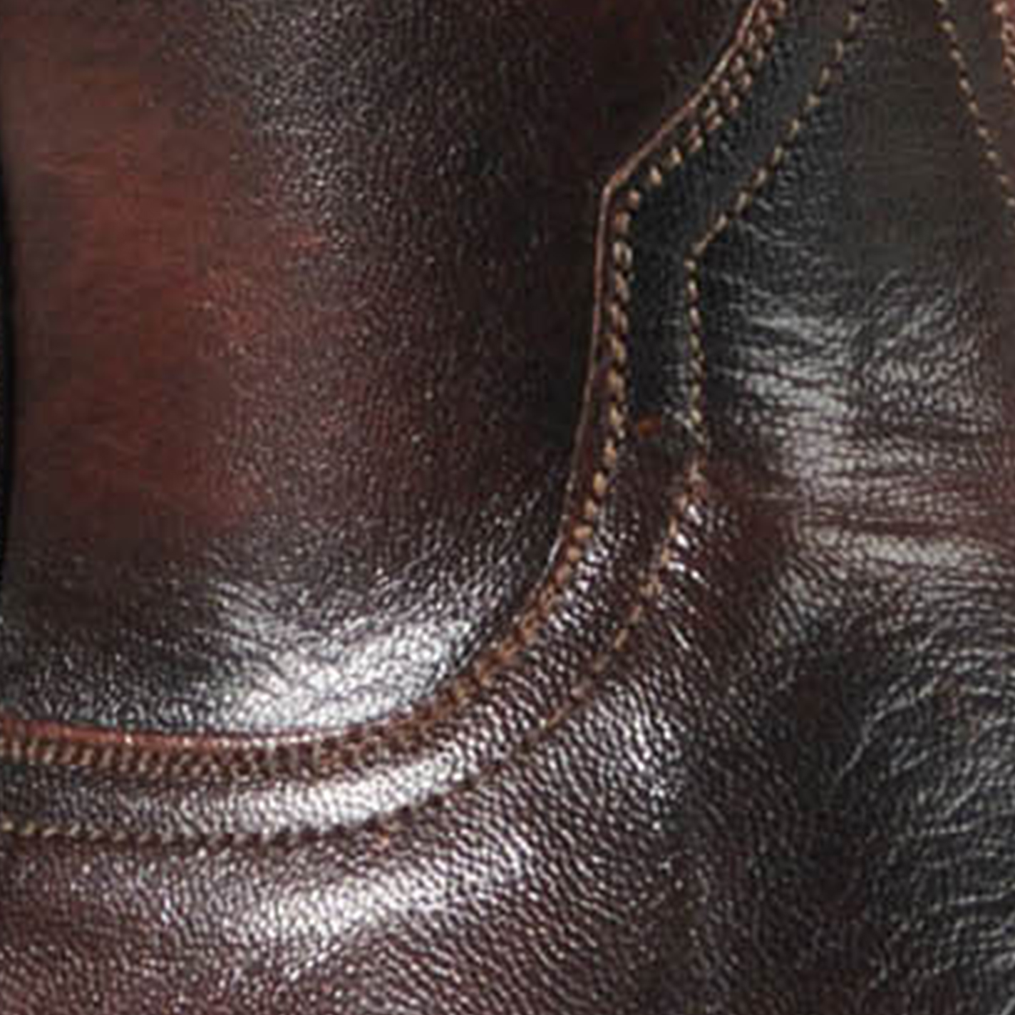 Black Jack Men's Brown Brush Off Goat Punchy Square Toe Cowboy Boots - Image 1