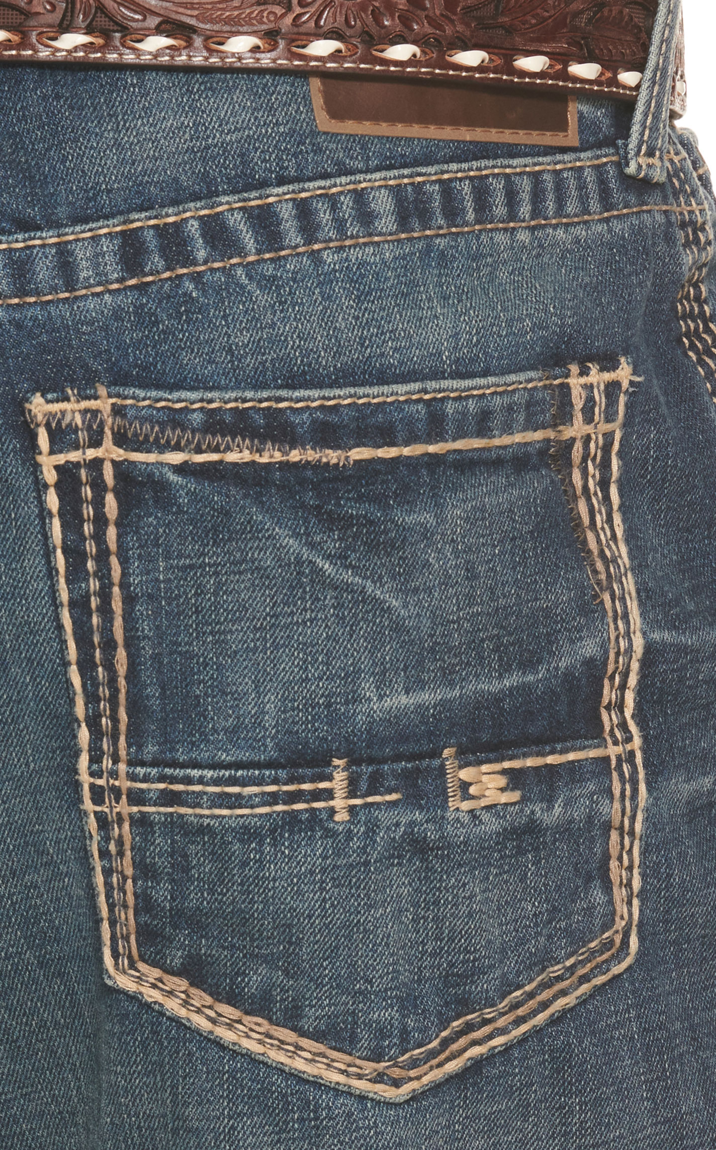 Ariat Men's M4 Boundary Relaxed Fit Low Rise Boot Cut Jeans - Image 1