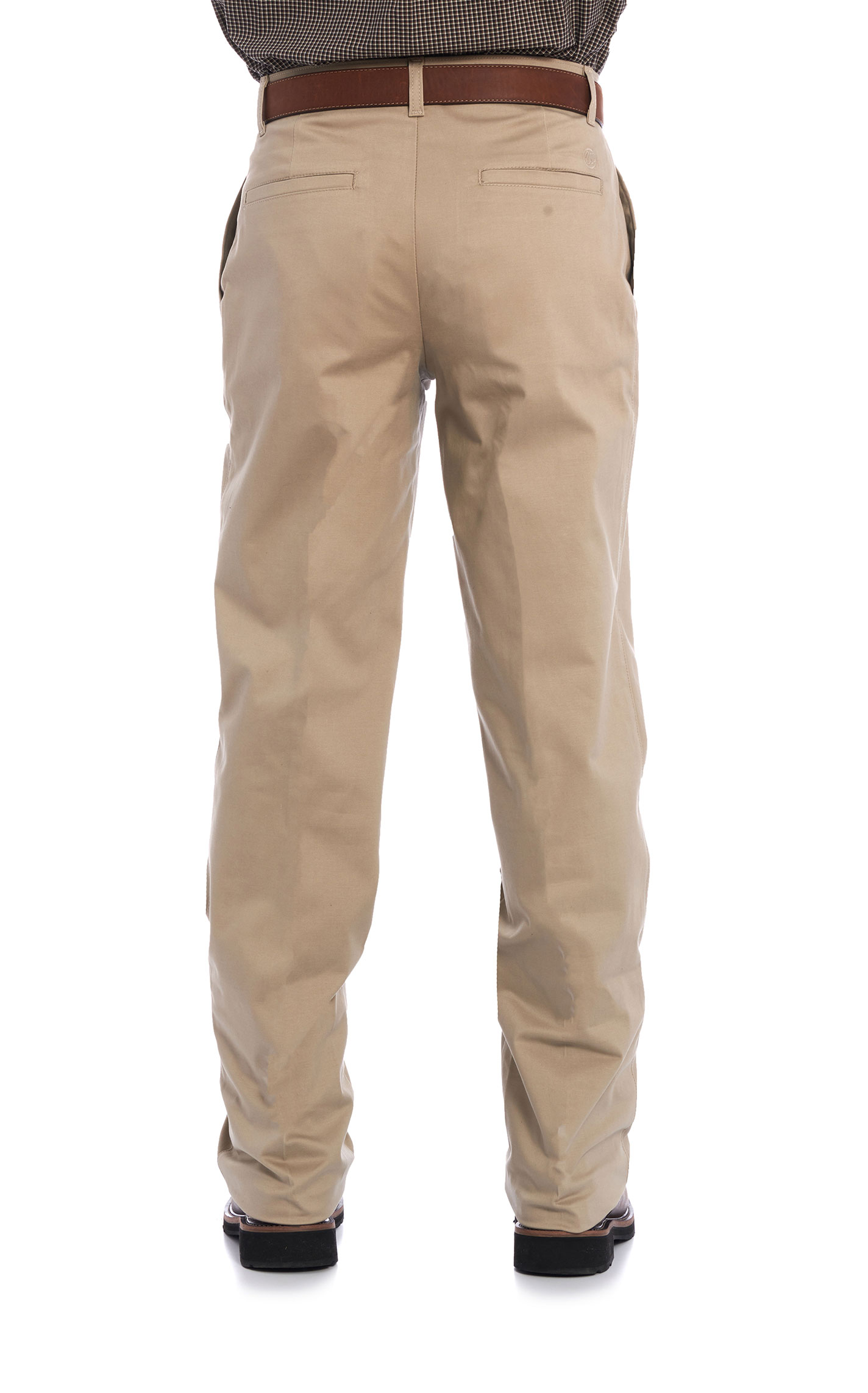 Wrangler Men's Casual Pebble Flat Front Relaxed Fit Pants - Image 1