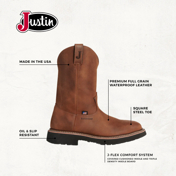 Justin Men's Walnut Brown 11\