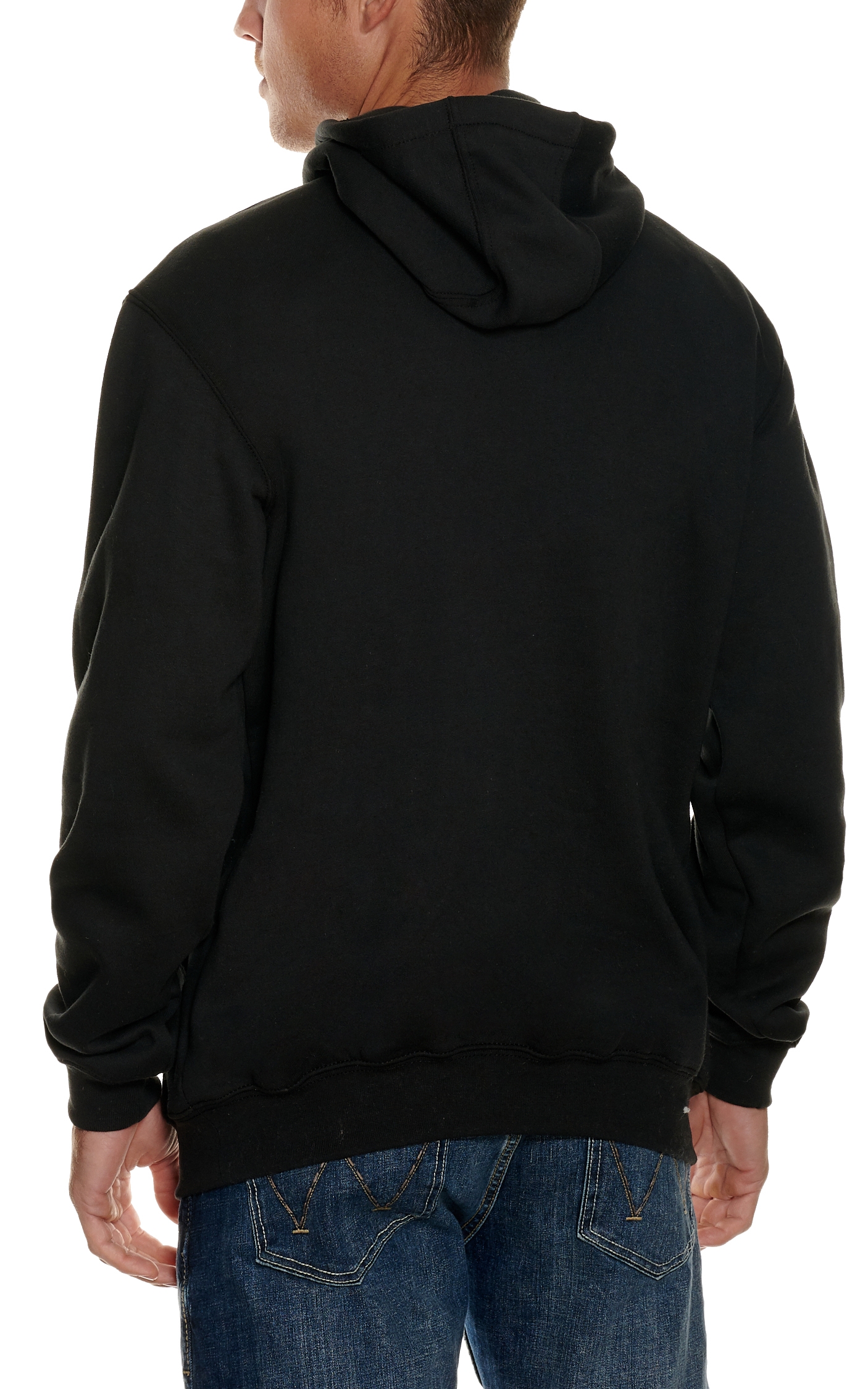 Carhartt Men's Black Mid-Weight Hoodie Jacket - Image 1