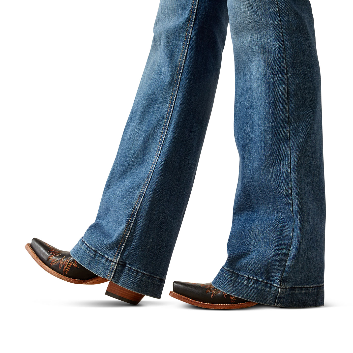 Ariat Women's Perfect Rise Isabelle Albuquerque Wide Leg Trouser Jeans - Image 1