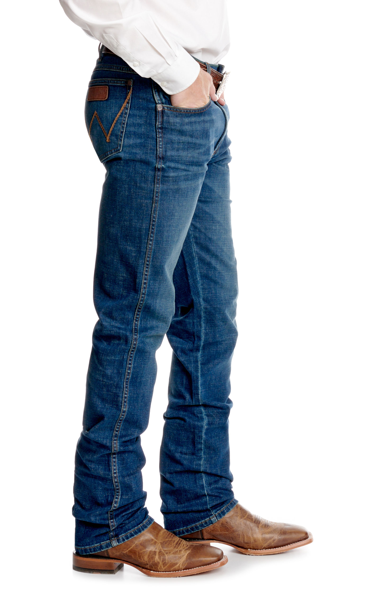 Wrangler Retro Men's 88 Riviera Dark Wash Slim Straight Leg Jeans - Image 1