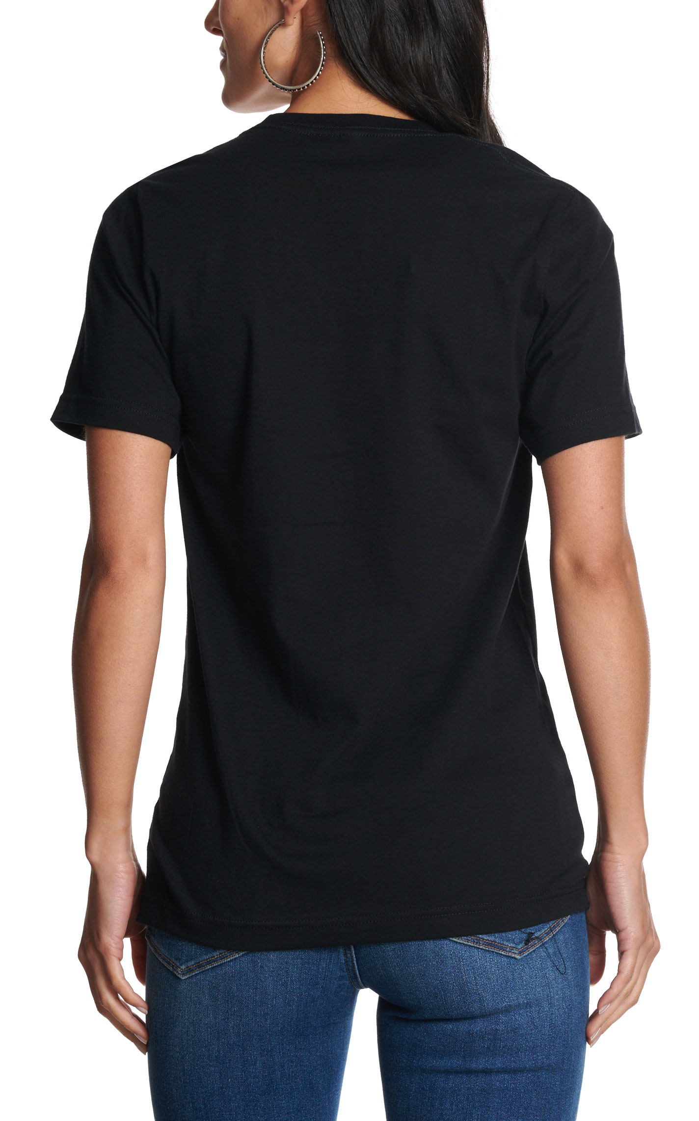 Spirit to a Tee Women's Black Team Roper Graphic T-Shirt - Image 1