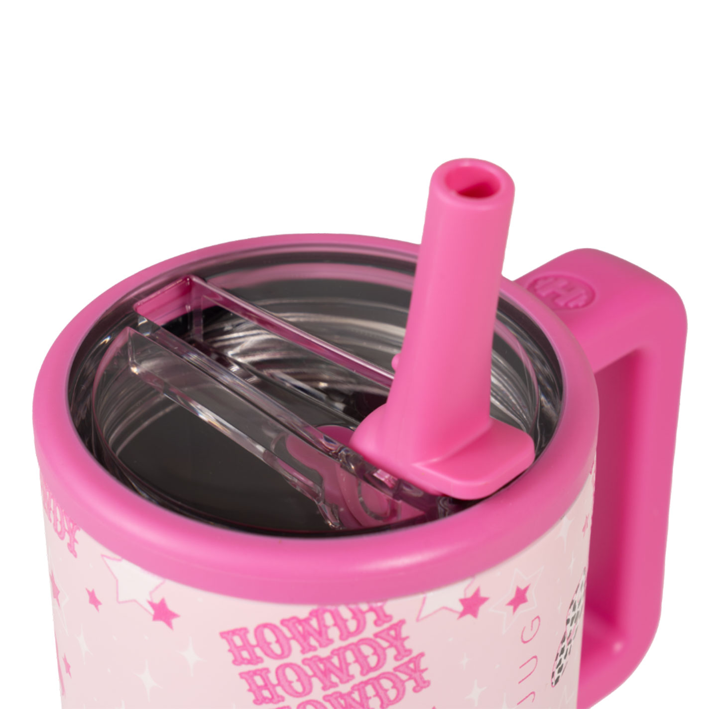 HydroJug Hot Pink Cowgirl 20 oz Traveler Insulated Mug - Image 1