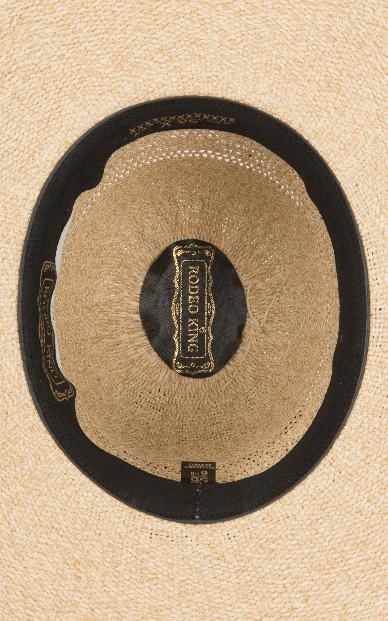 Rodeo King 25X Thunder Ivory Vented Open Crown Bangora Straw Cowboy Hat - Image 1