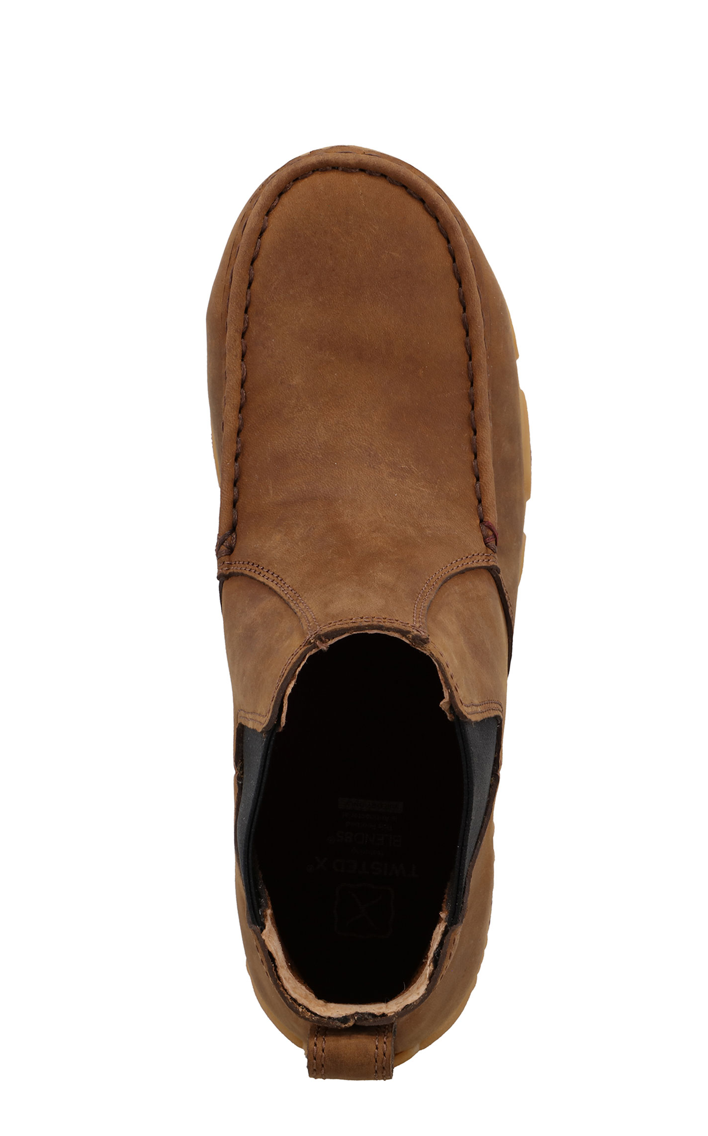 Twisted X Women's Brown CellStretch Round Composite Toe Chelsea Work Boot - Image 1