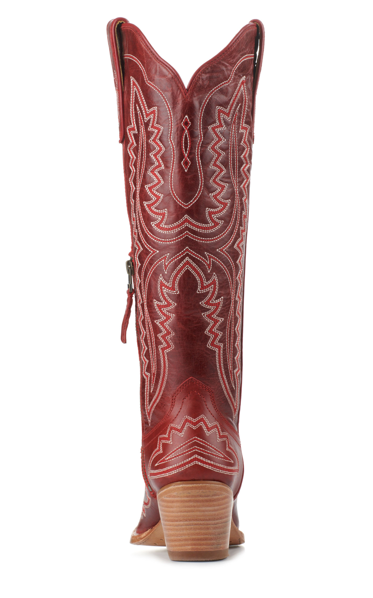 Ariat Women's Casanova Red Alert Snip Toe Tall Cowboy Boots - Image 1