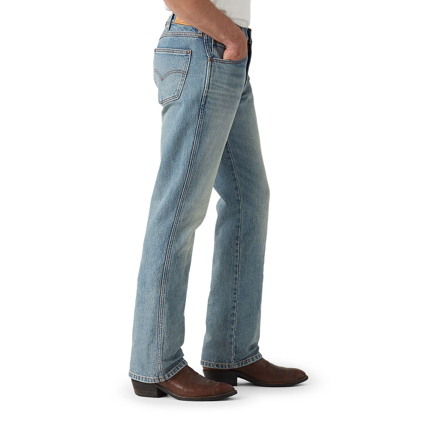 Levi's Men's 537™ Western Running Early Light Wash Bootcut Jeans - Image 1