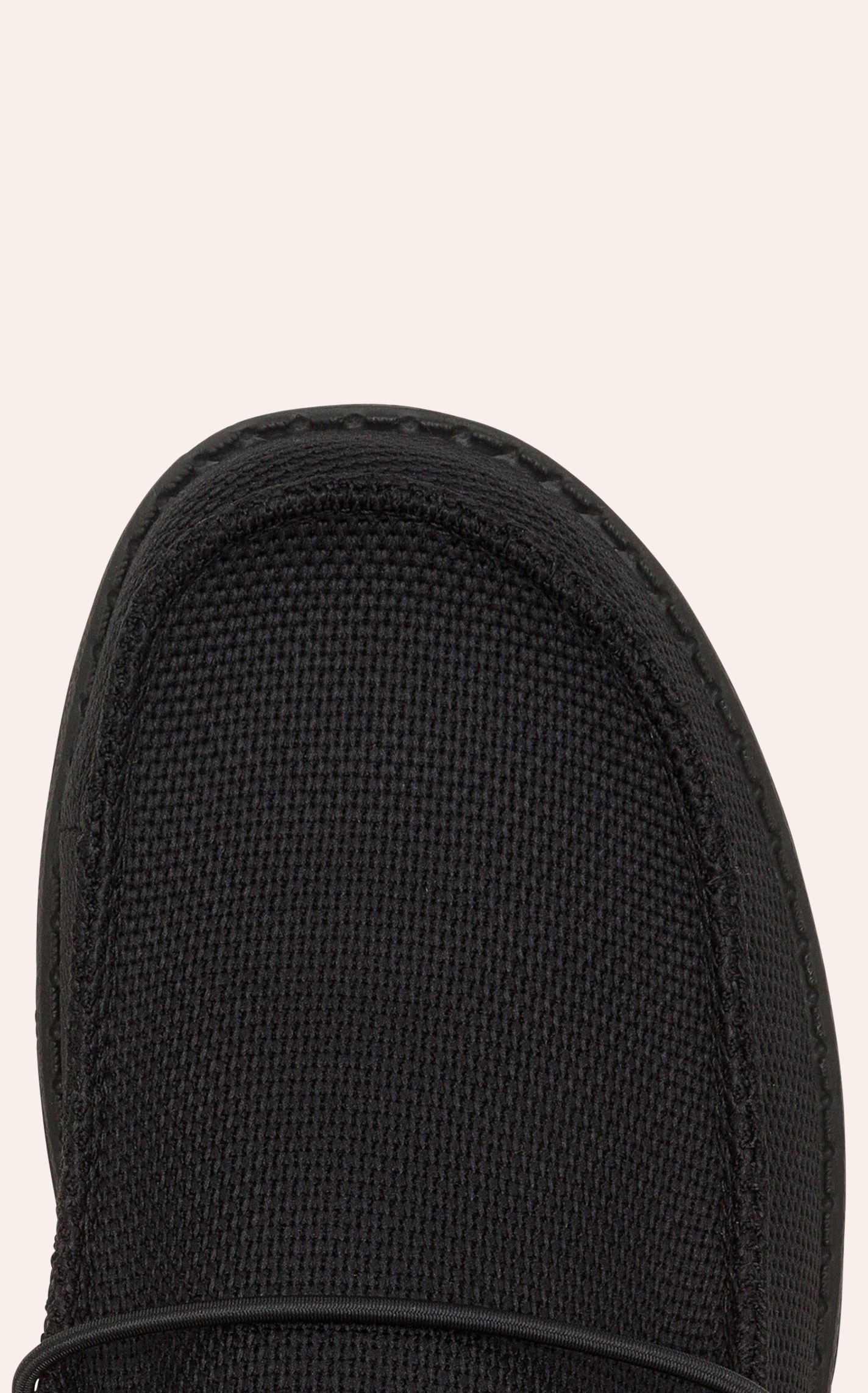 Hey Dude Men's Black Wally Funk Monochrome Lace Moccasin Shoe - Image 1