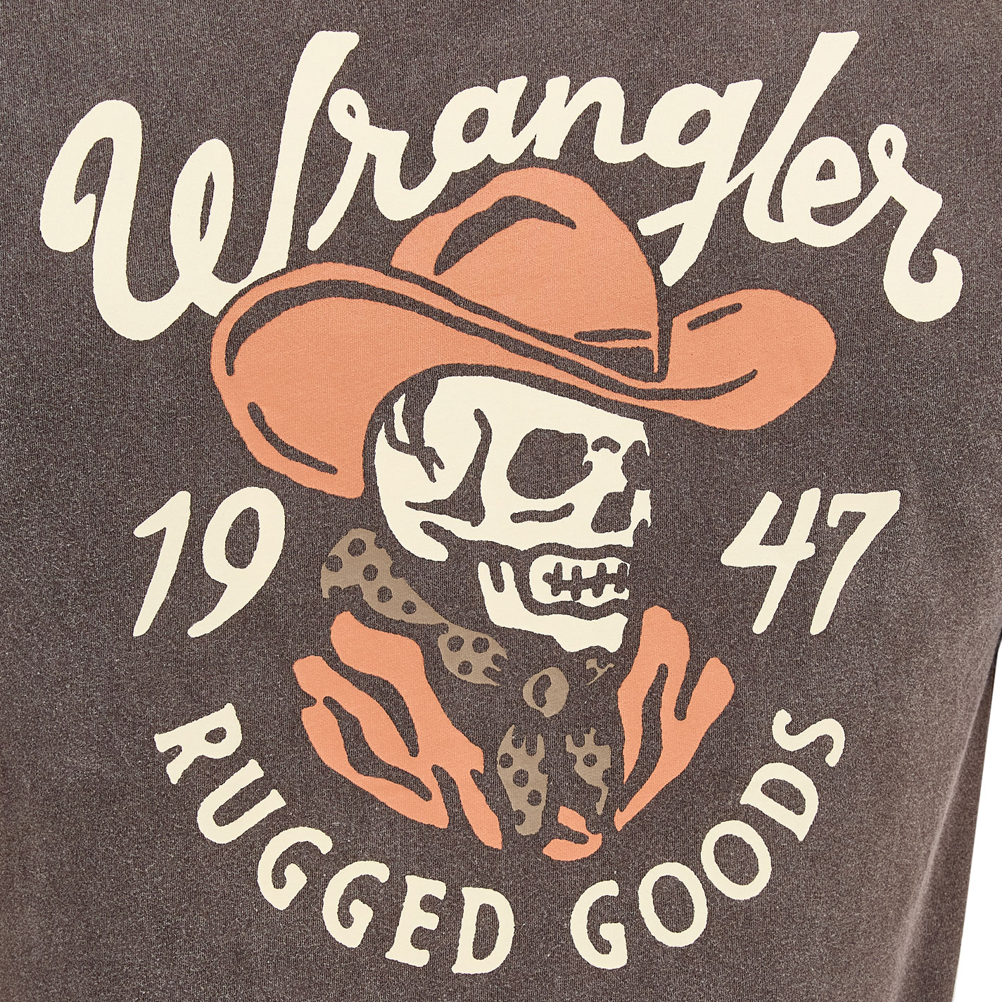 Wrangler Men's Washed Black Rugged Goods T-Shirt - Image 1