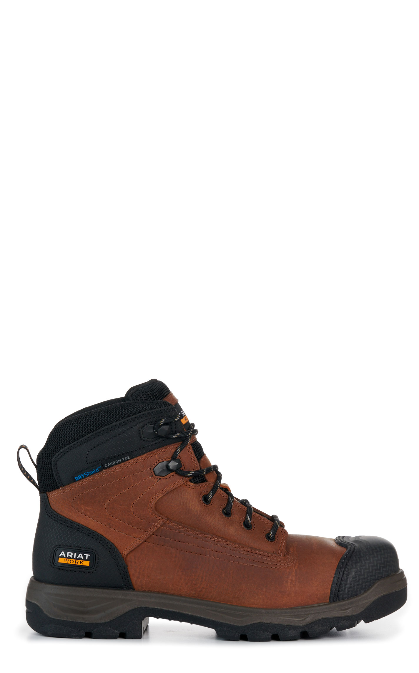 Ariat Men’s Natural Brown Turbo XTR Waterproof Carbon Toe Work Boots - Image 1