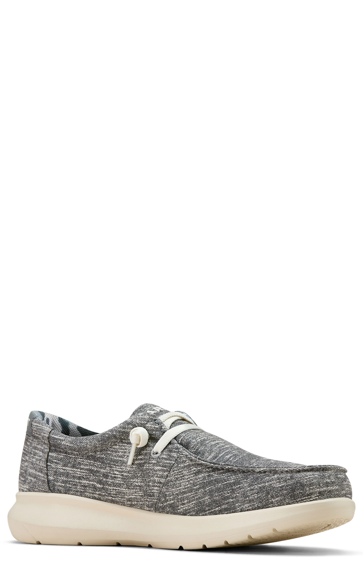 Ariat Men's Hilo Washed Gray Moc Toe Casual Shoes - Image 1