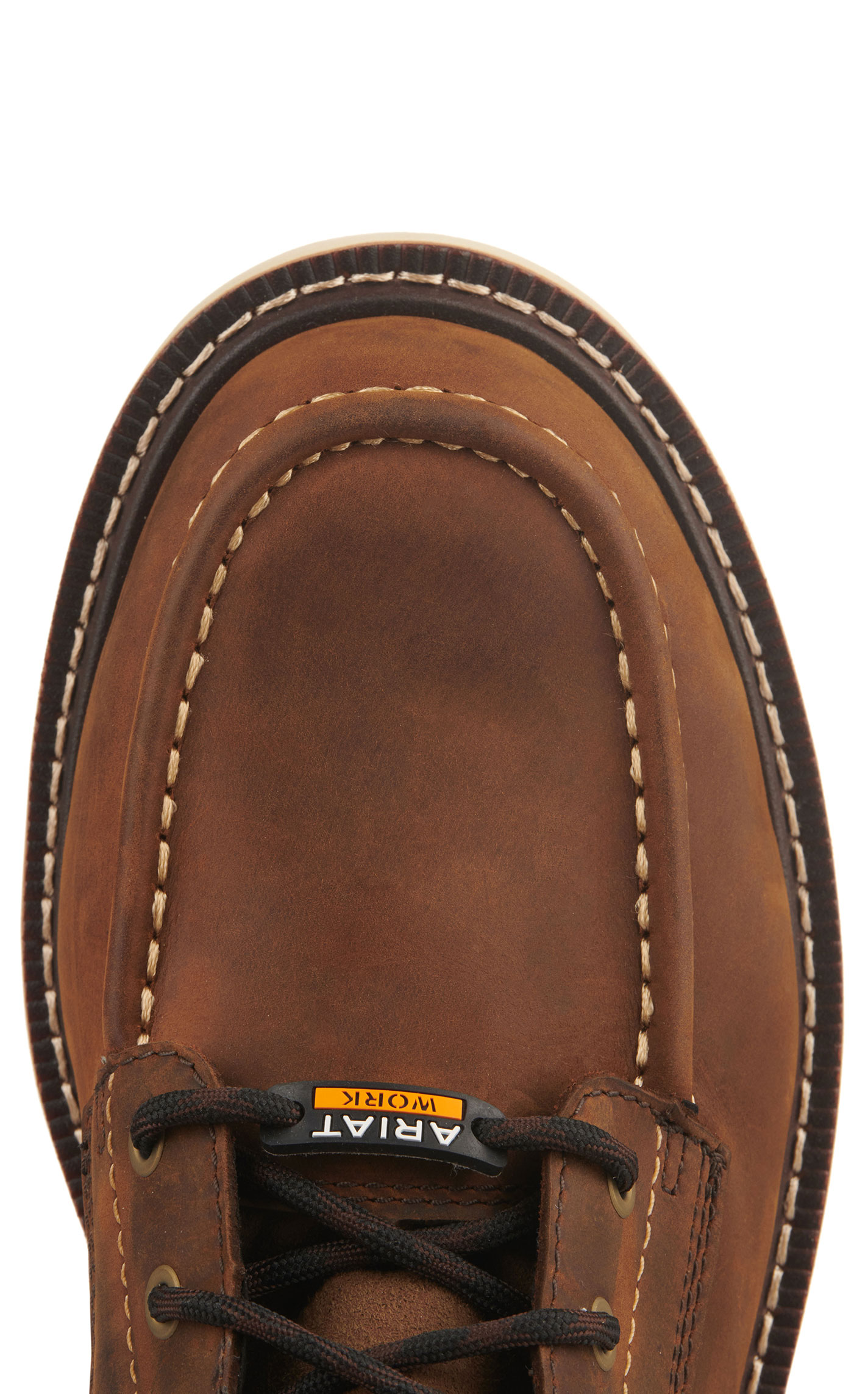 Ariat Men's Rebar Lift Distressed Brown Waterproof Round Composite Toe 8\