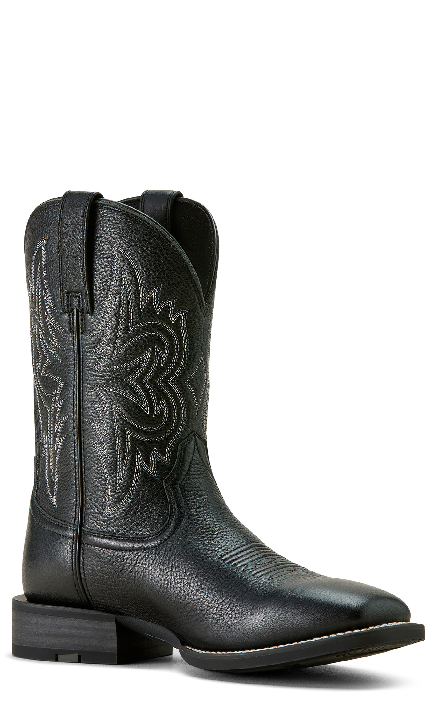 Ariat Men's Black Deertan Big Rig Wide Square Toe Boots - Image 1