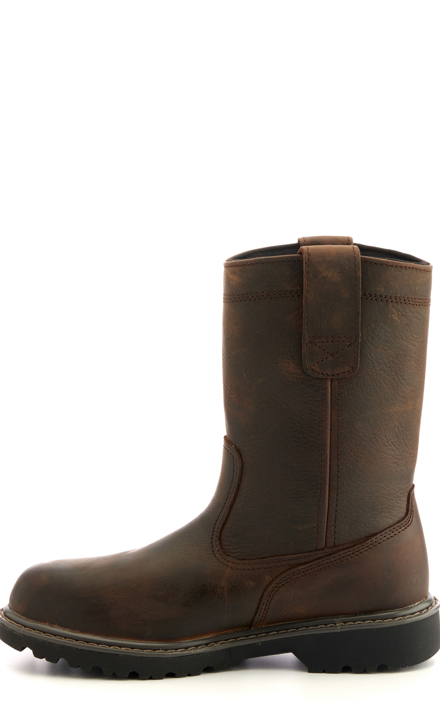 Wolverine Men's Floorhand Dark Brown Waterproof Round Toe Work Boot - Image 1