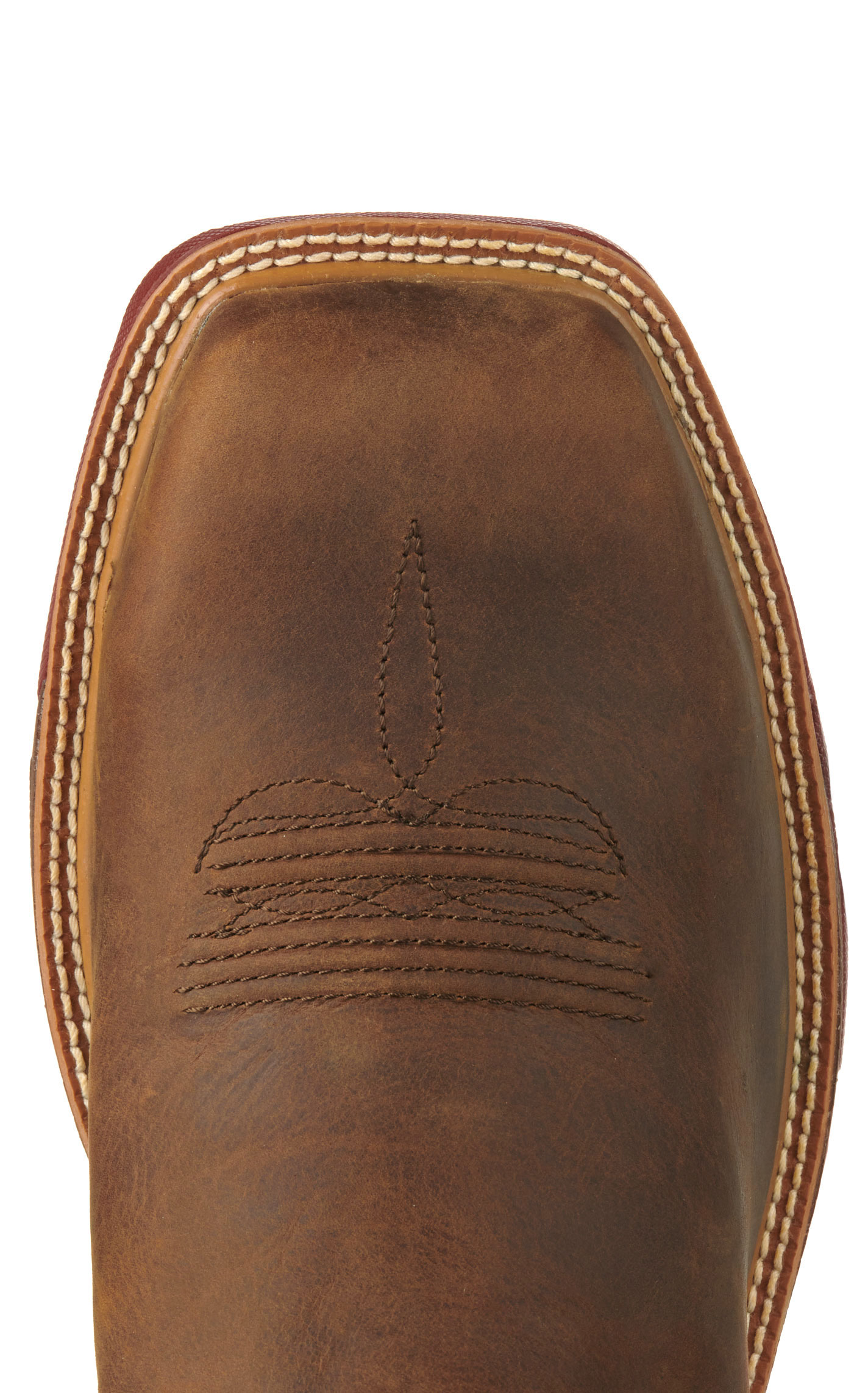 Twisted X Men's Hazel Brown and Navy Barbed Wire CellStretch MetGuard Square Nano Composite Toe Work Boots - Image 1