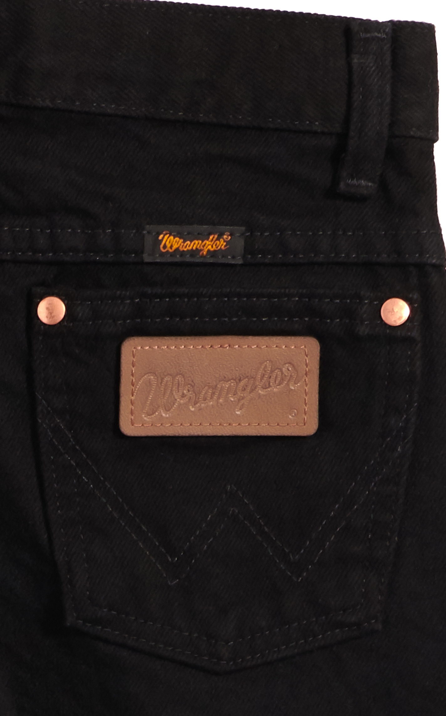 Wrangler Boys' Cowboy Cut Black Original Fit Straight Leg Jeans (1T-7) - Image 1