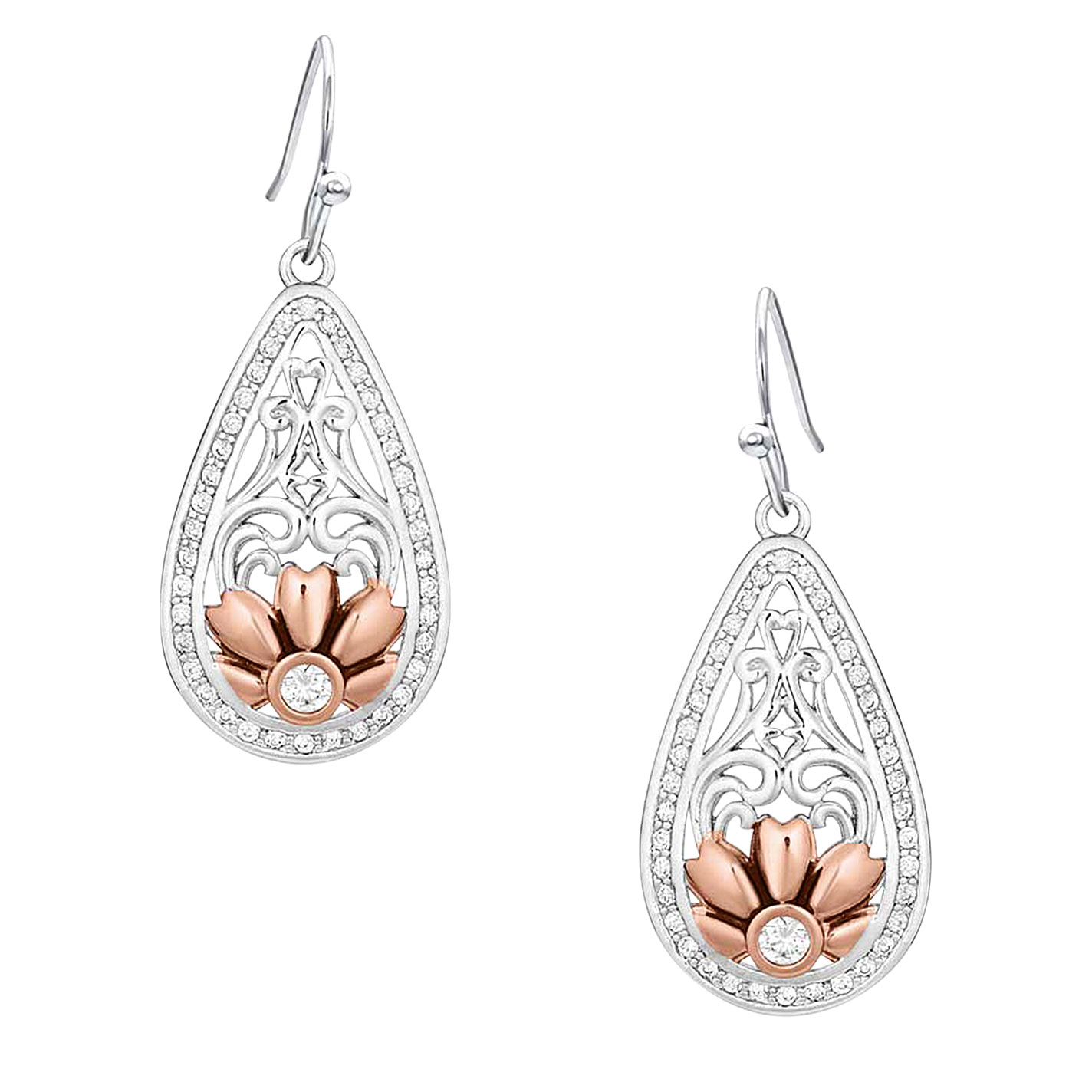 Montana Silversmiths Gates of the Mountains Wildflowers Earrings - Image 1