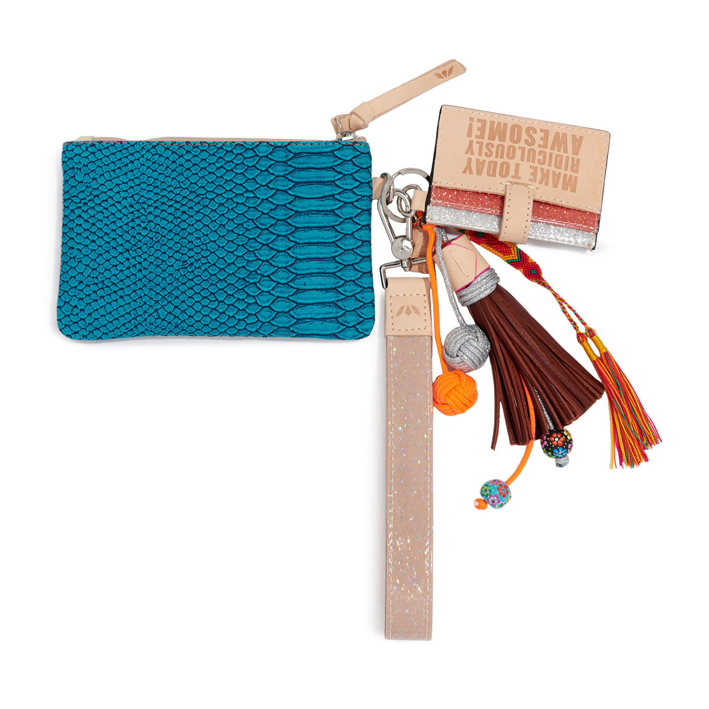 Consuela Indy Combi Turquoise Wristlet Wallet Set - Image 1