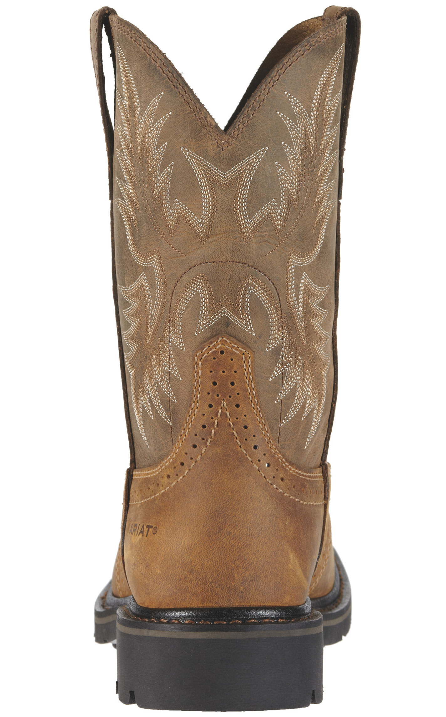 Ariat Men's Sierra Aged Bark Wide Square Steel Toe Work Boots - Image 1