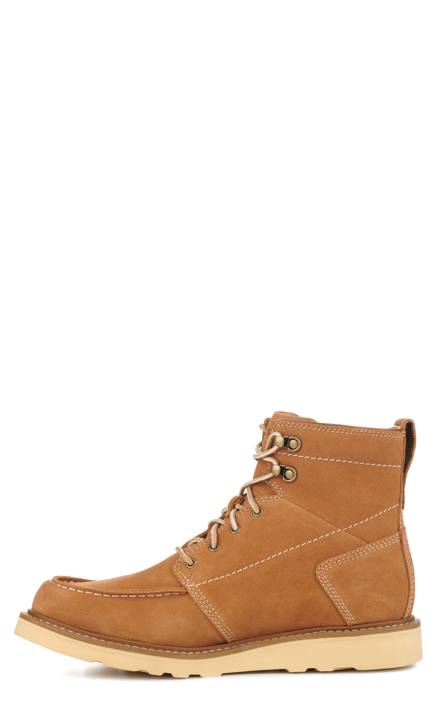 Ariat Men's Recon Natural Suede Moc Toe Lace Up Boot - Image 1